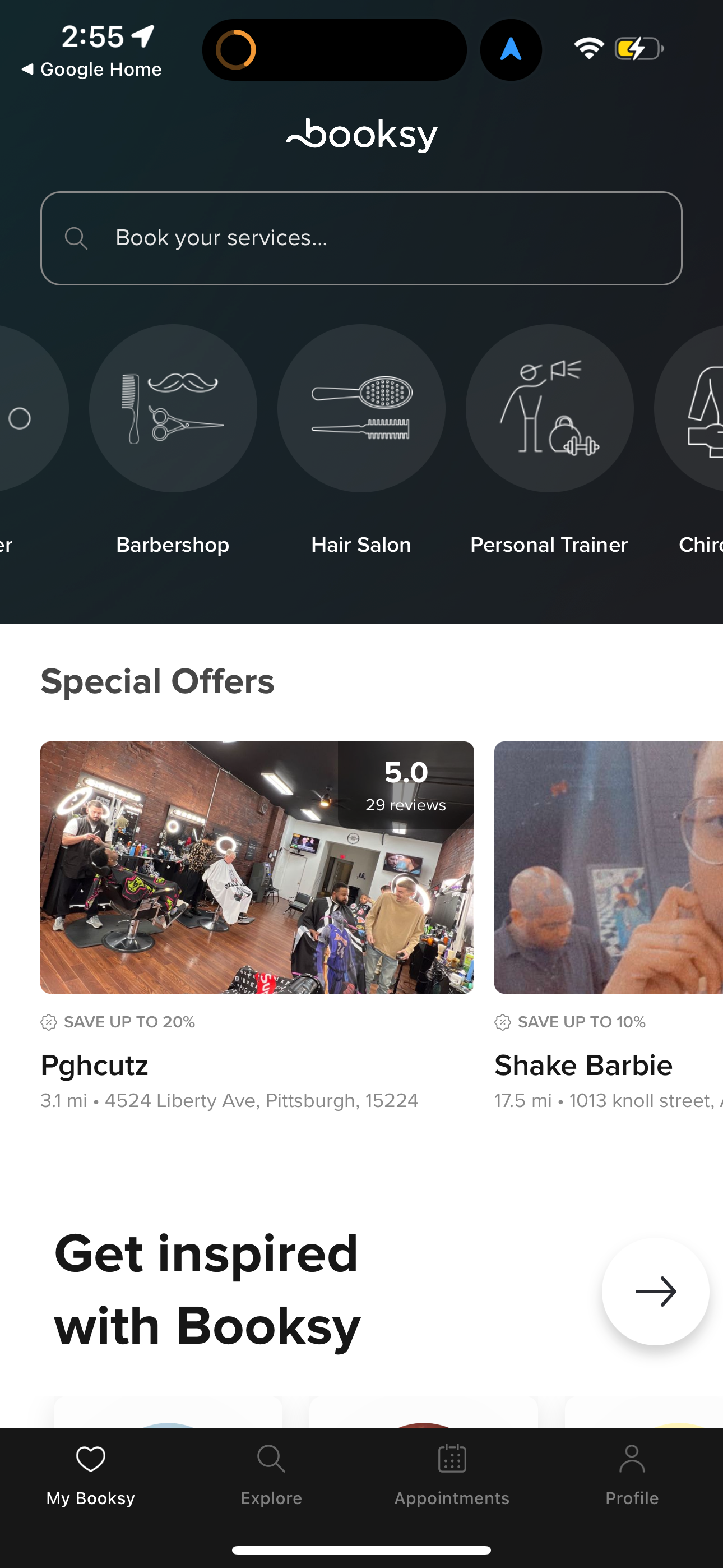 booksy app screenshot 41