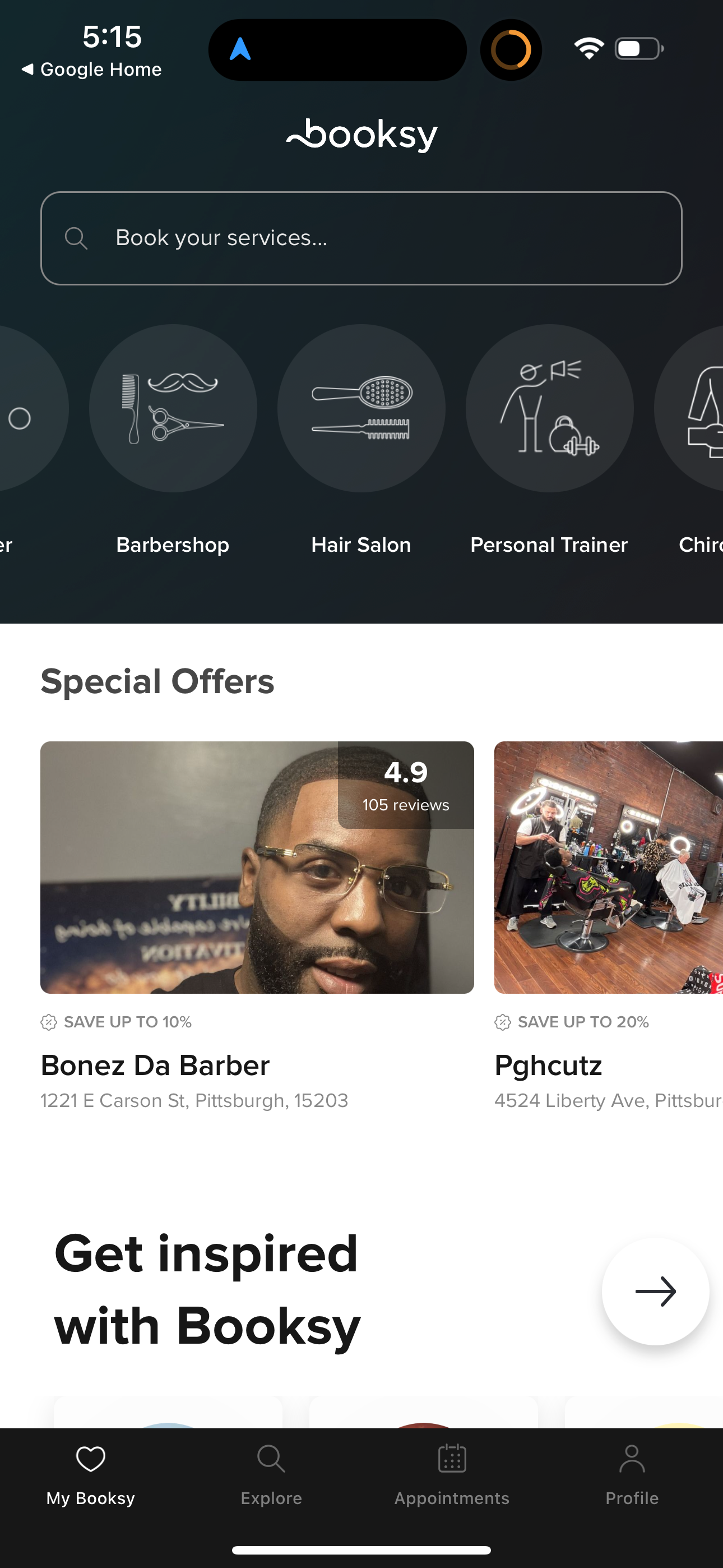 booksy app screenshot 38