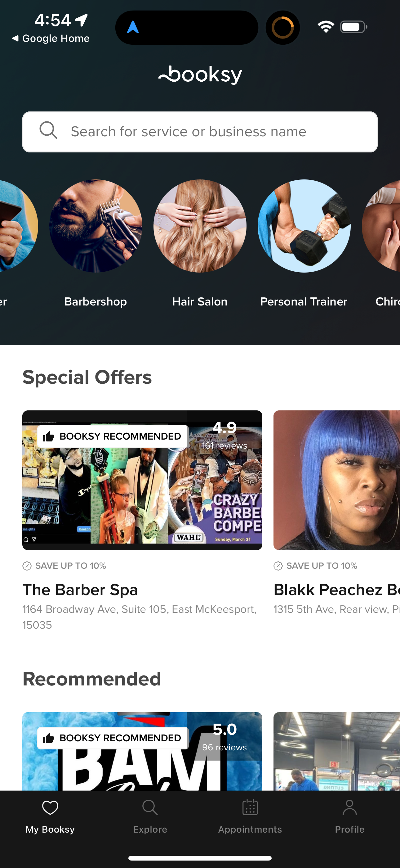 booksy app screenshot 36