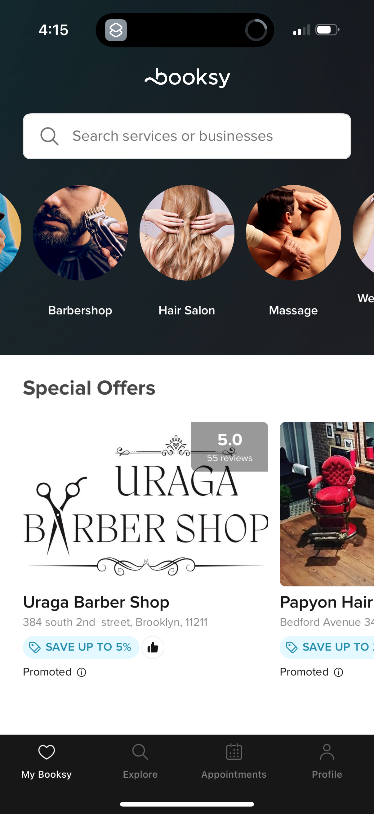 booksy app screenshot 11