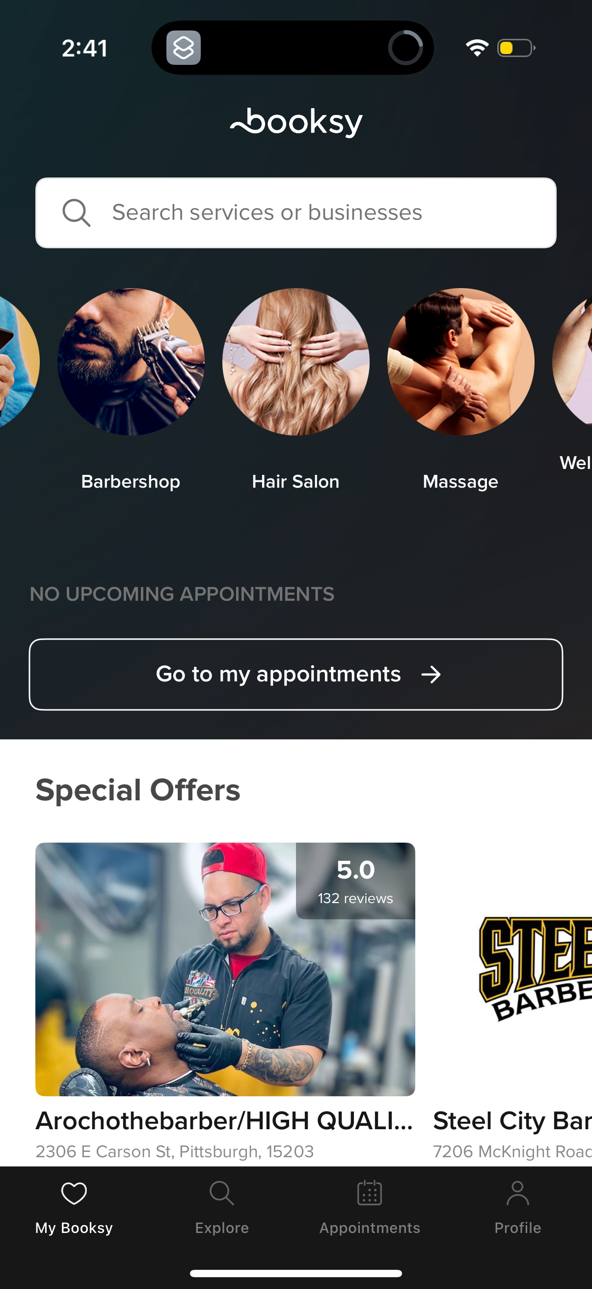 booksy app screenshot 8