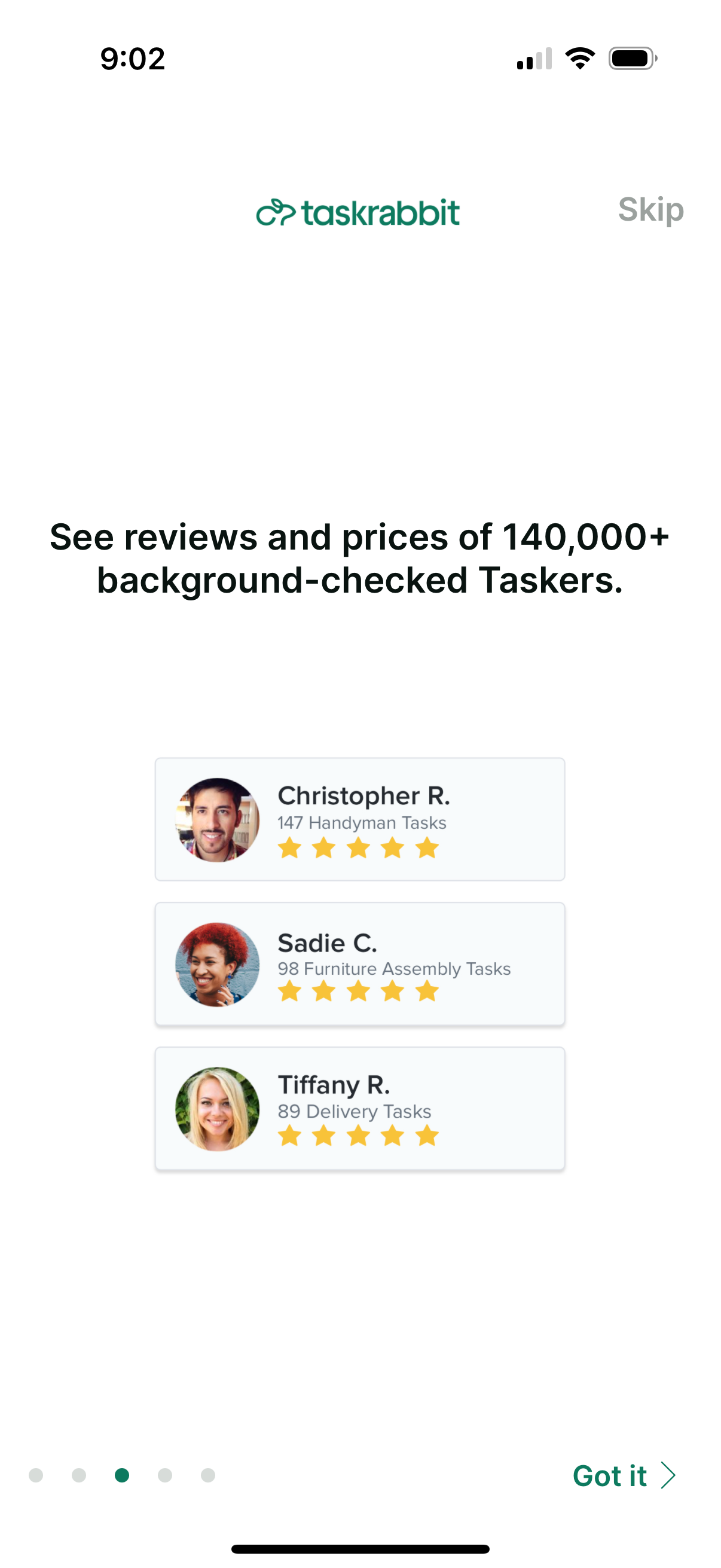 taskrabbit app screenshot 52