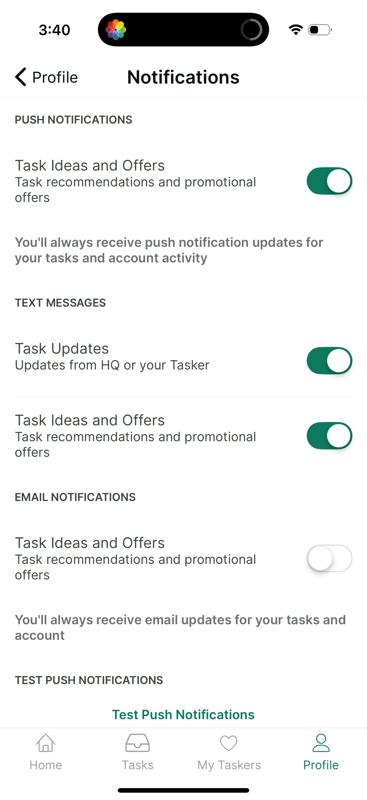 taskrabbit app screenshot 10