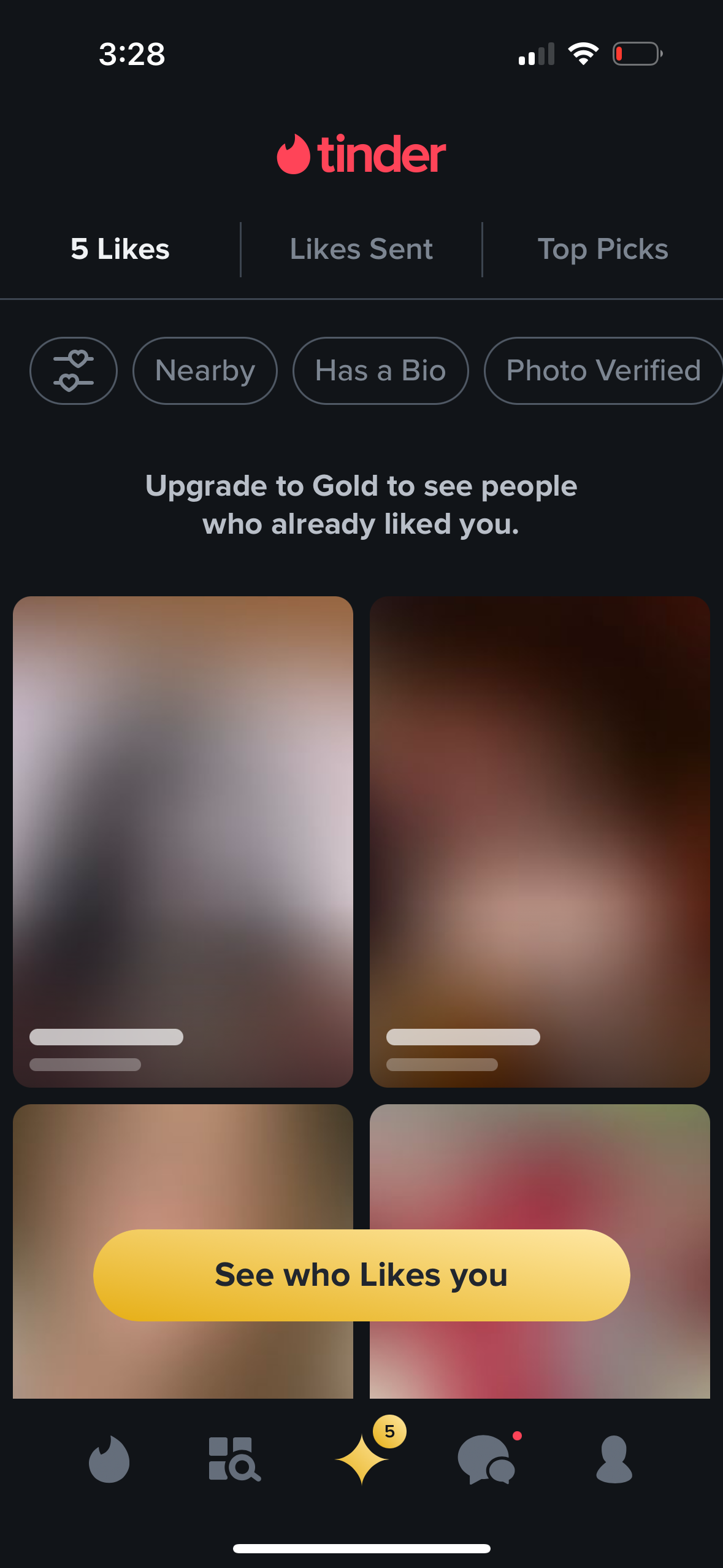 tinder app screenshot 2