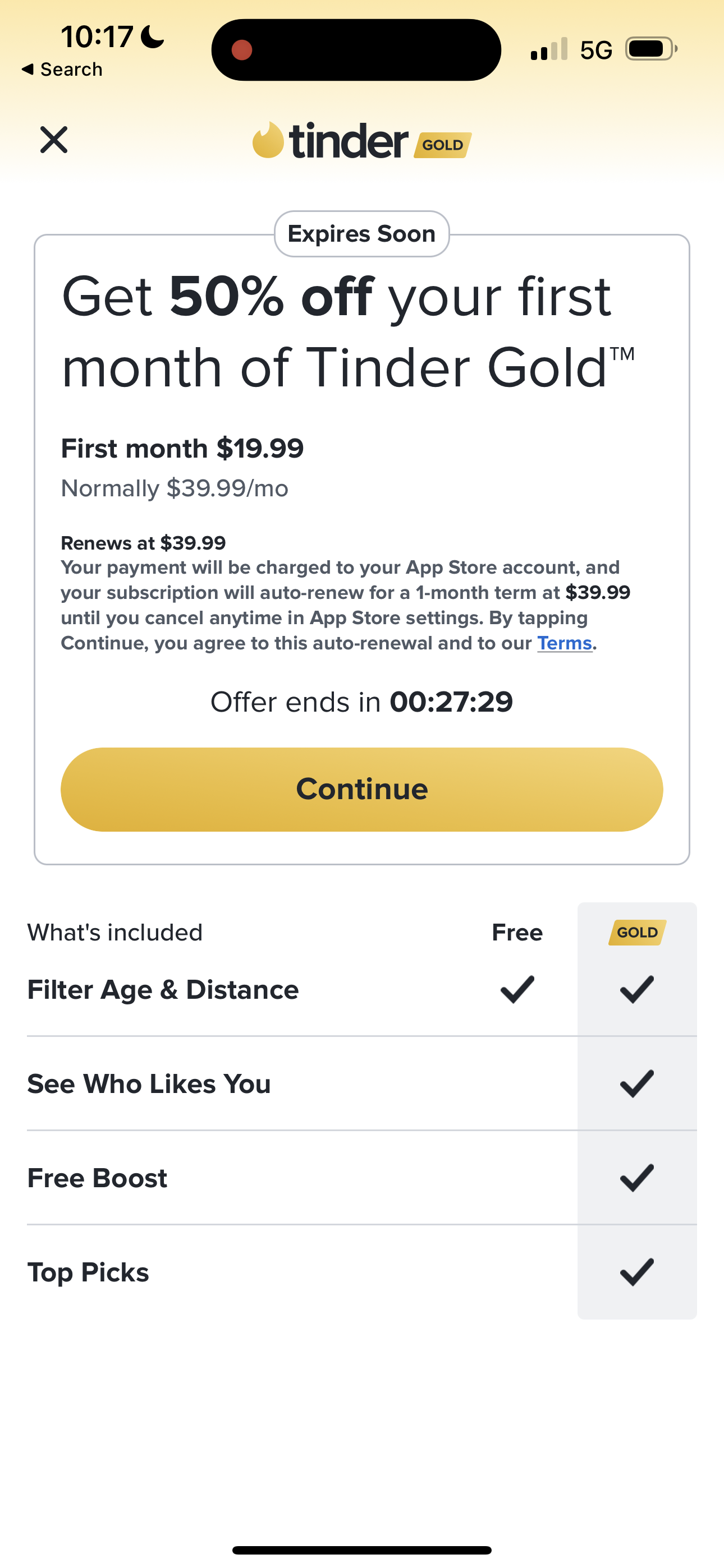 tinder app screenshot 142