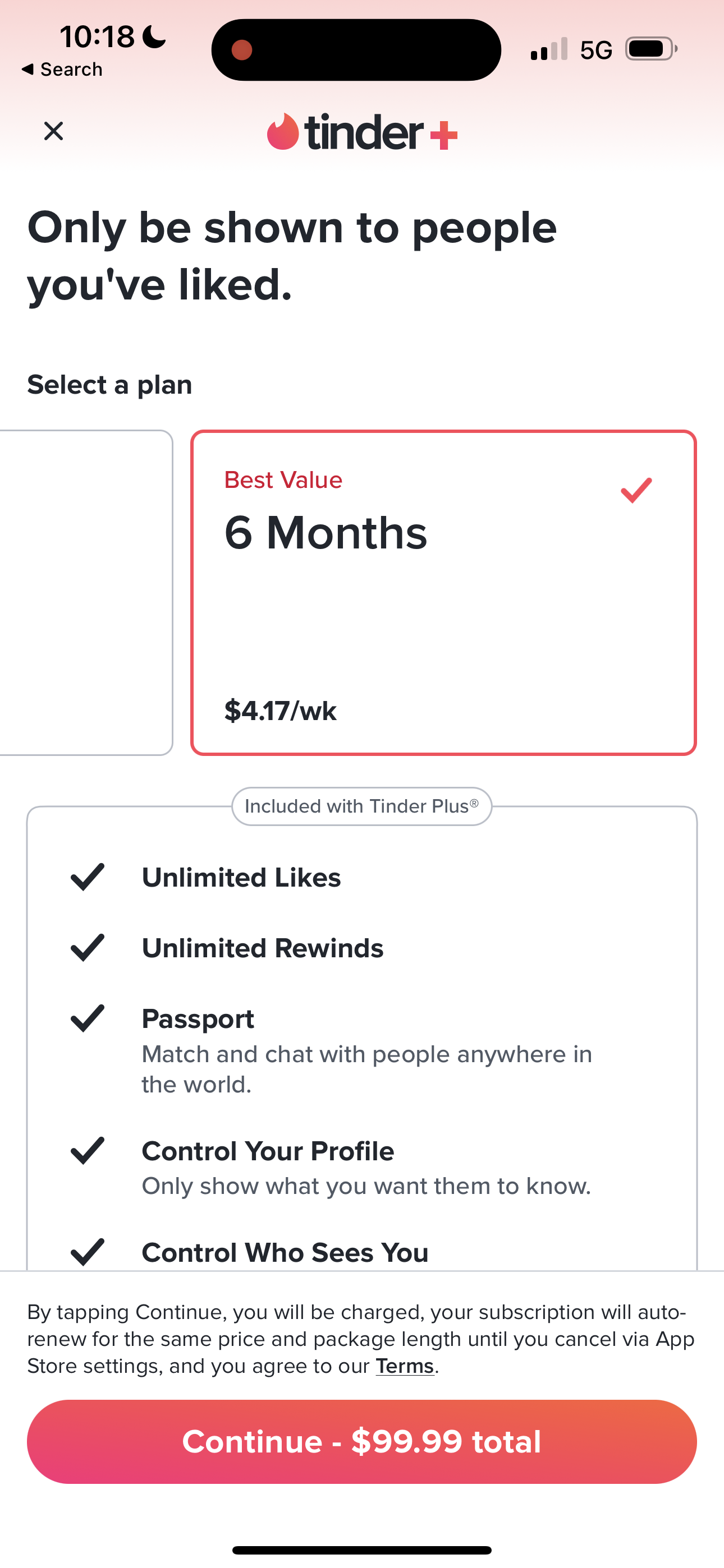tinder app screenshot 137