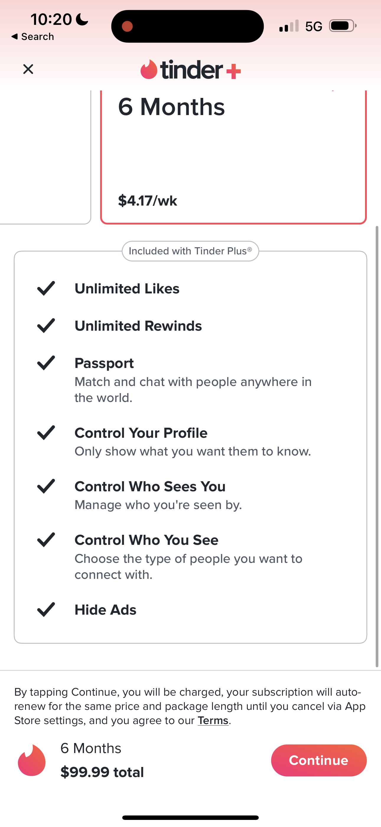 tinder app screenshot 130