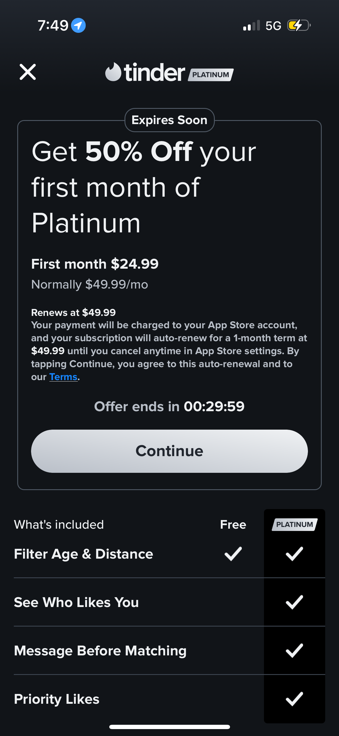 tinder app screenshot 23