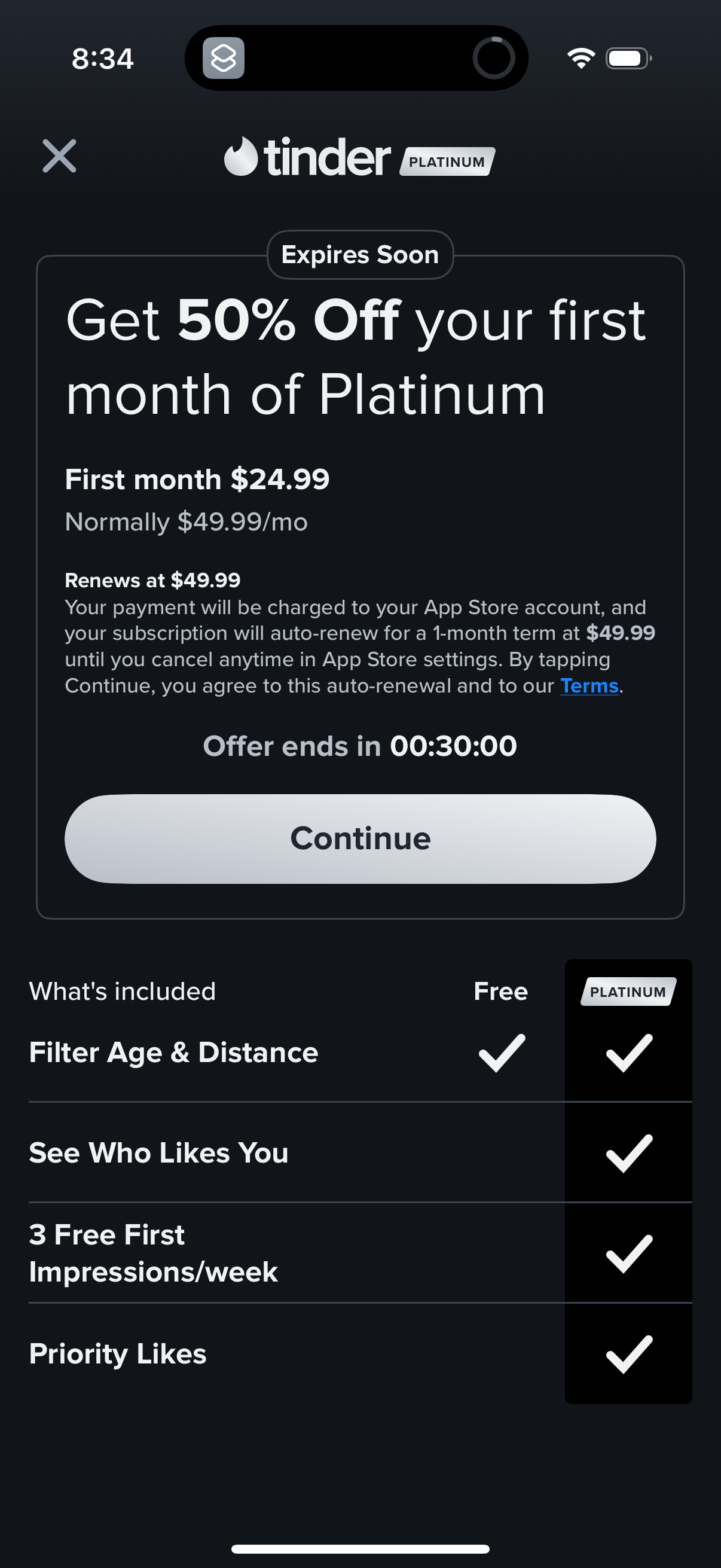 tinder app screenshot 12