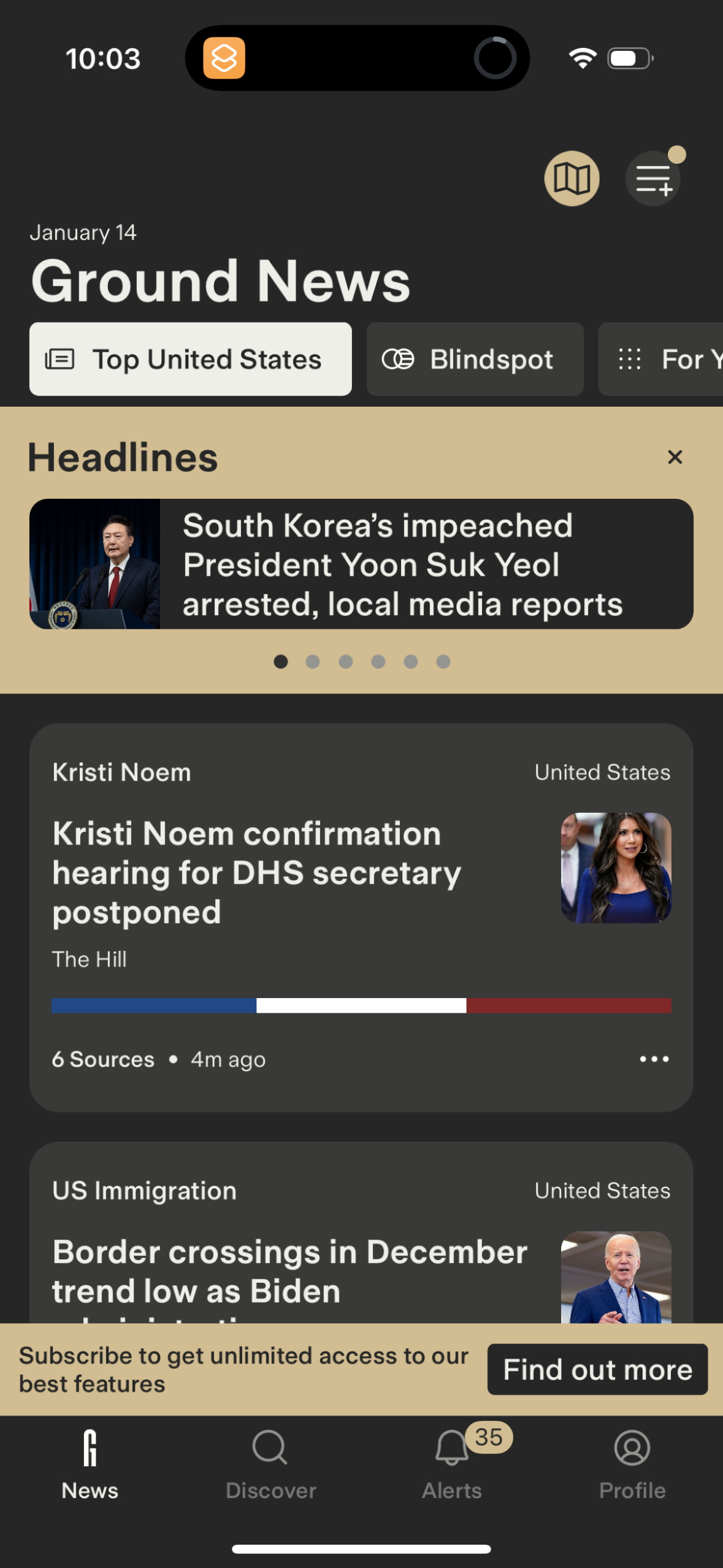 groundnews app screenshot 13