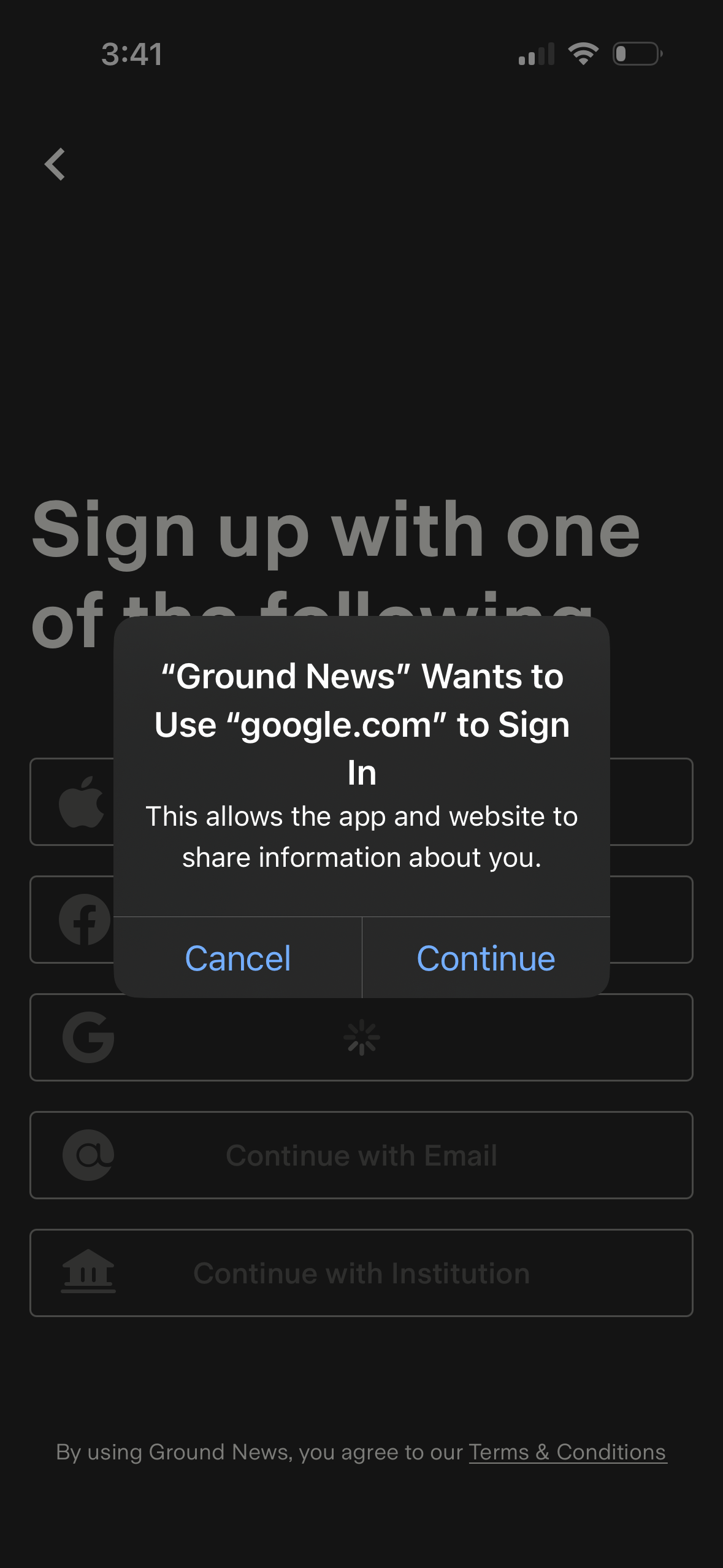 groundnews app screenshot 50