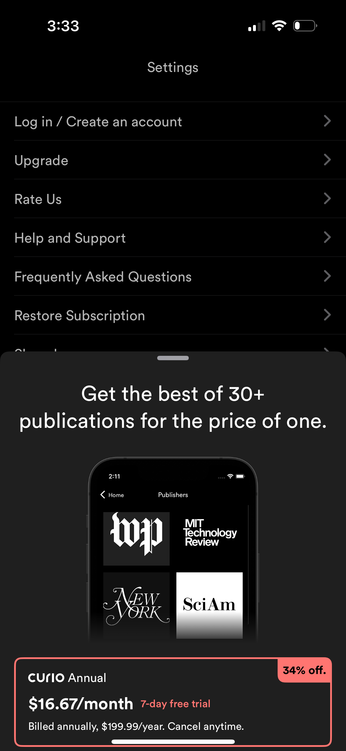 curio app screenshot 20