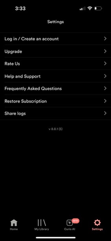 curio app screenshot 4