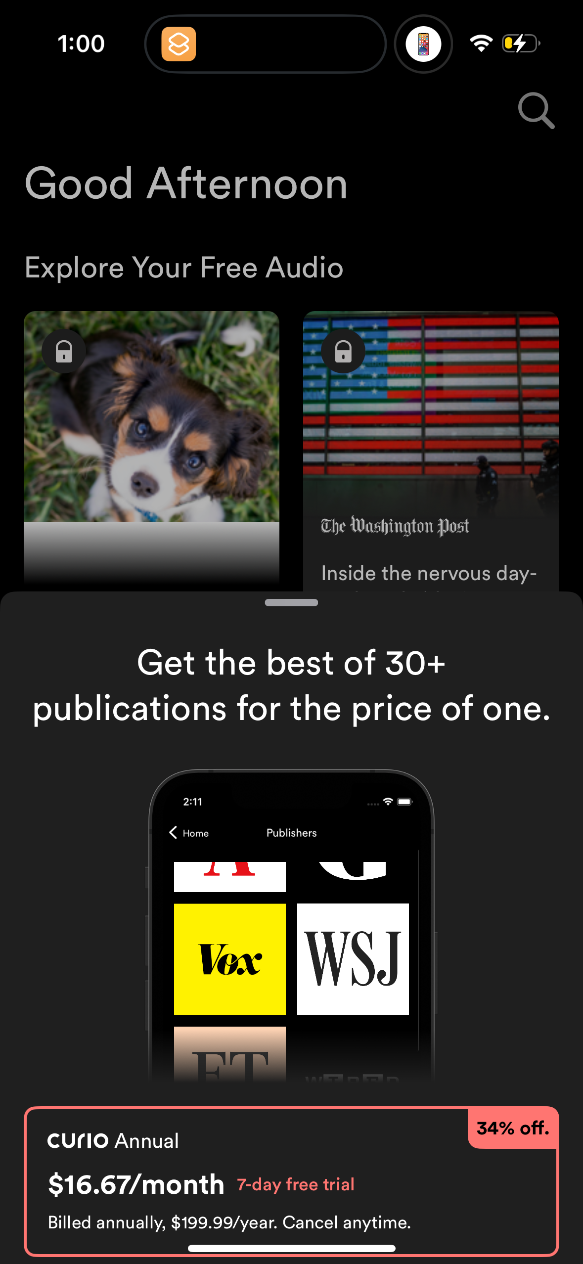 curio app screenshot 60