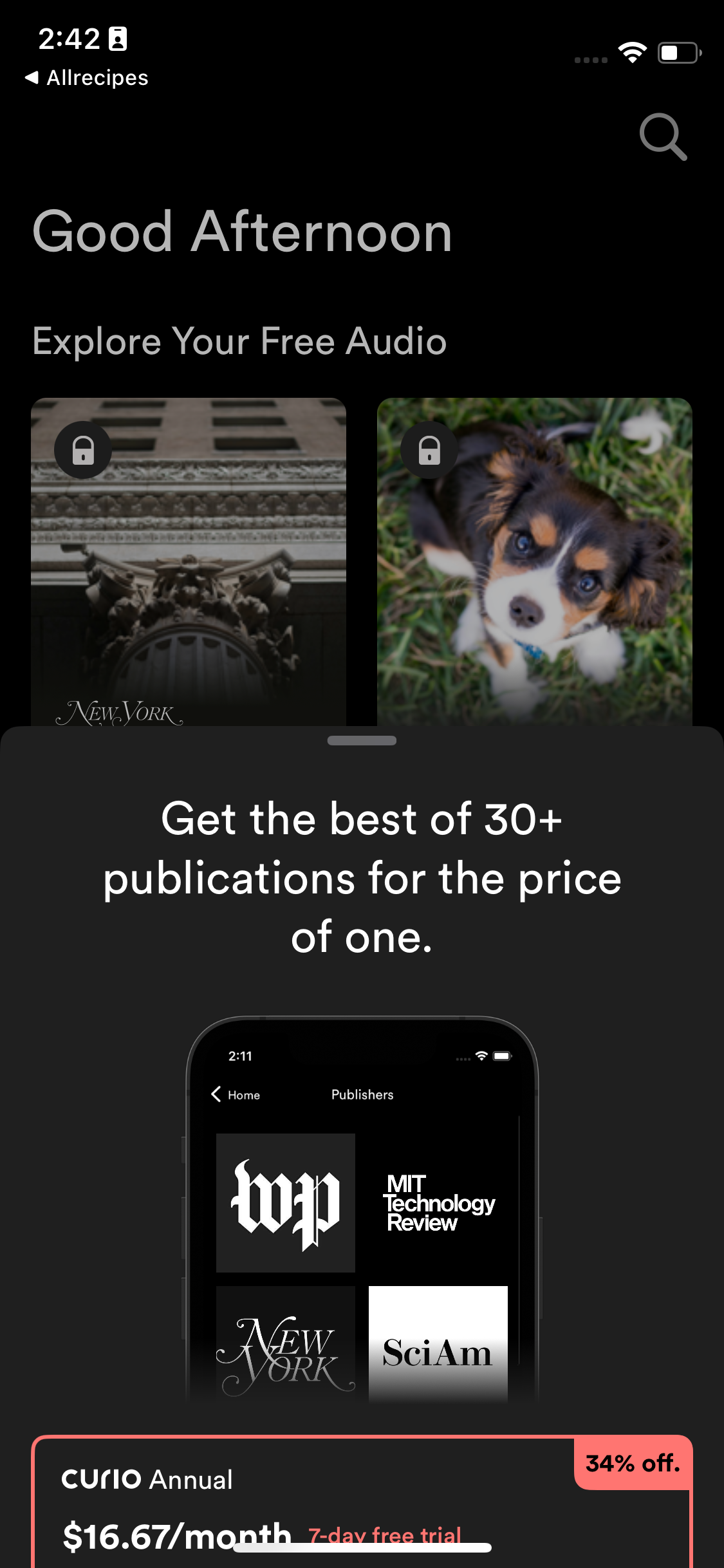 curio app screenshot 56
