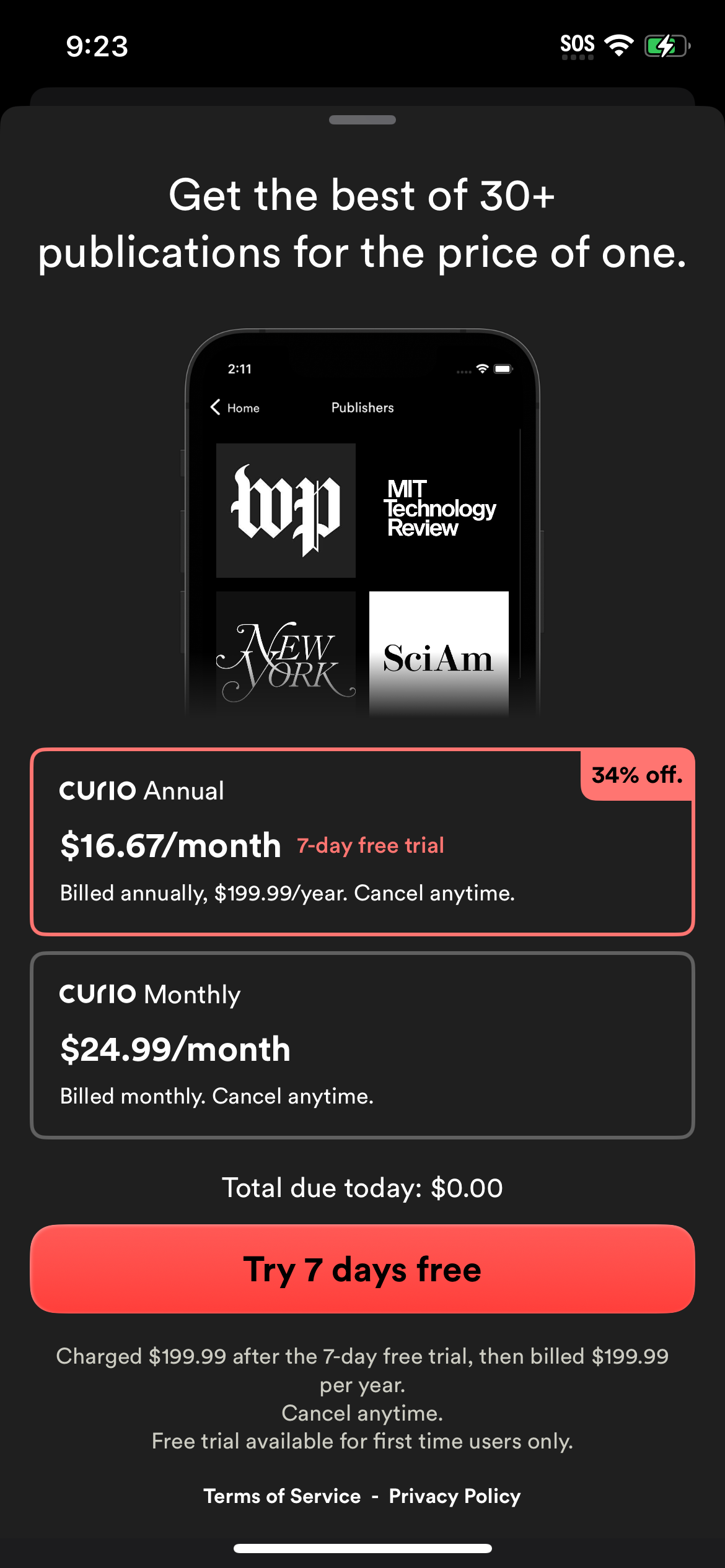 curio app screenshot 48