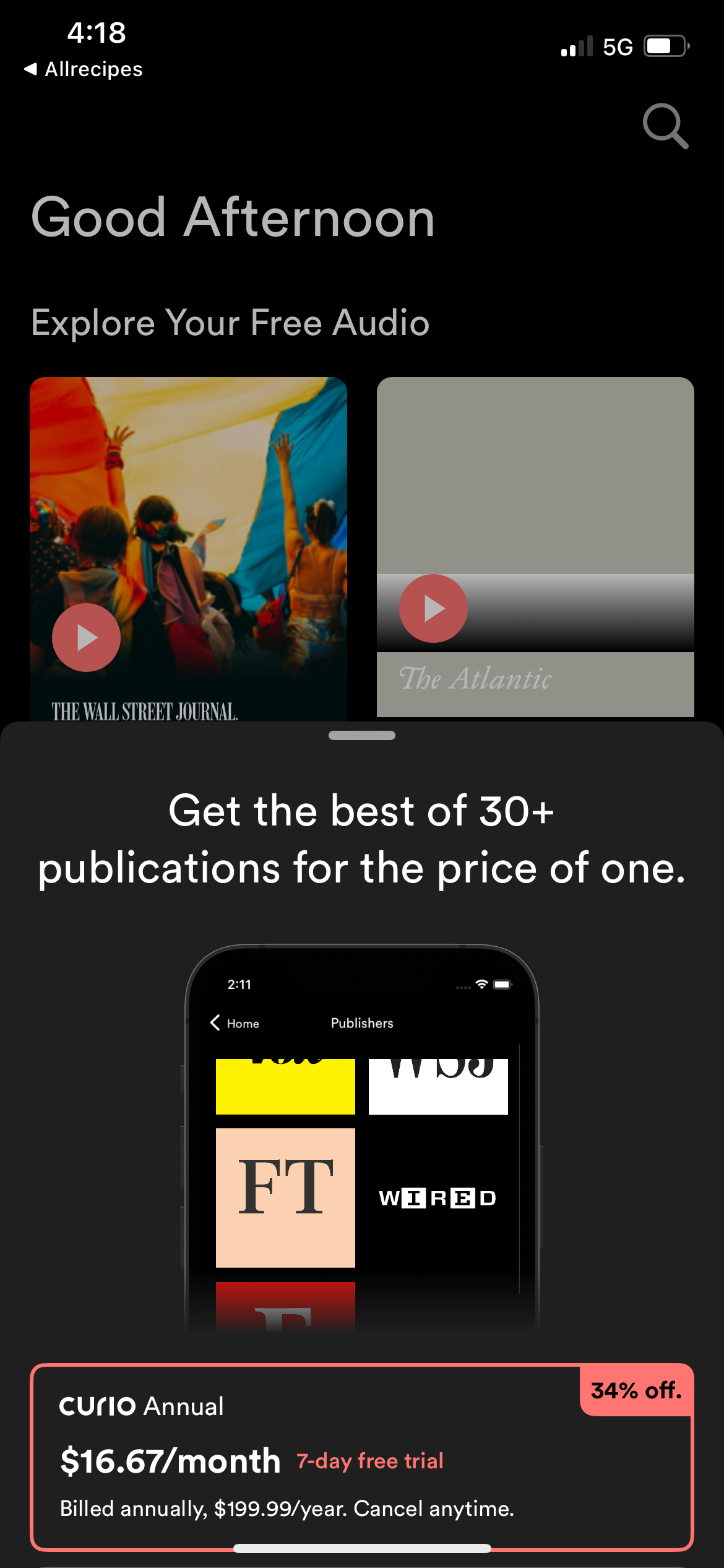 curio app screenshot 38