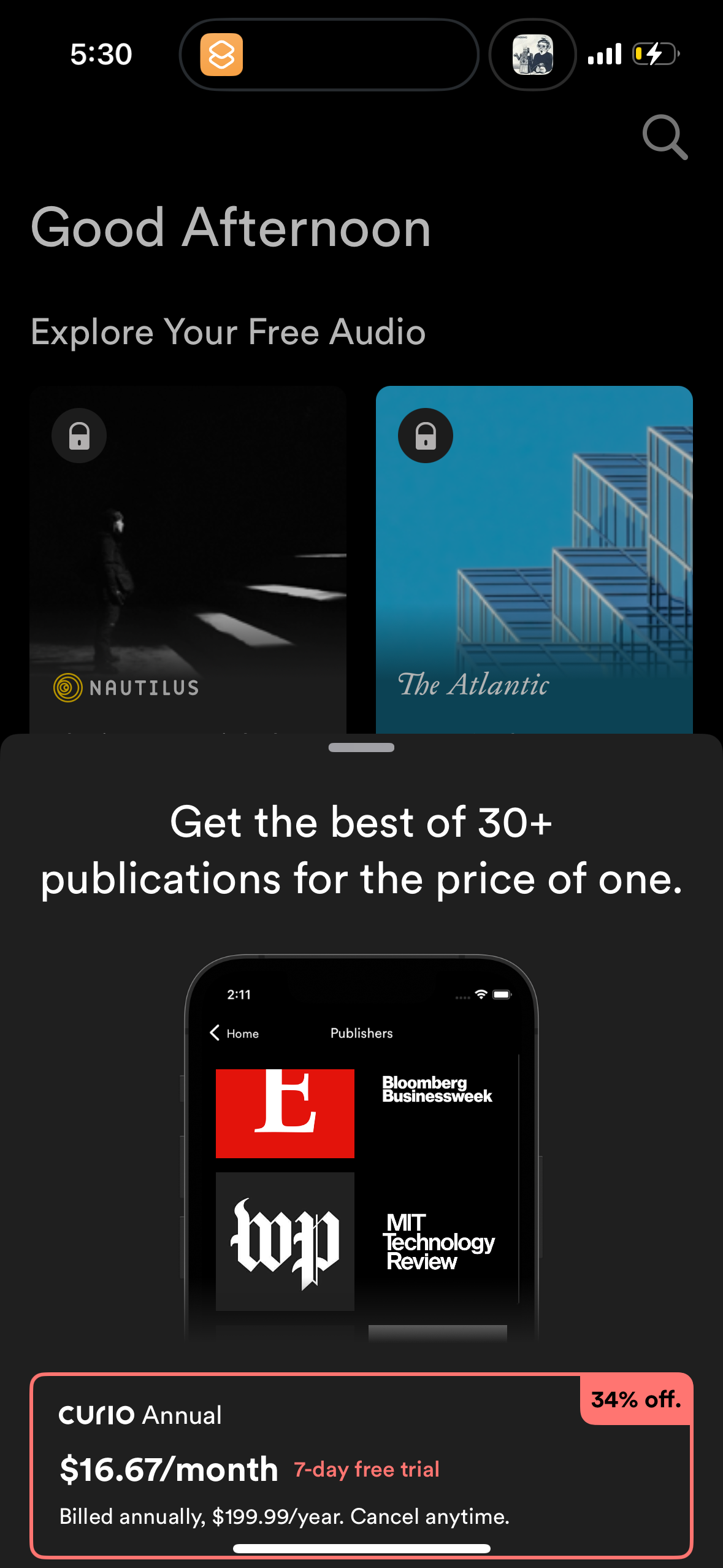 curio app screenshot 37