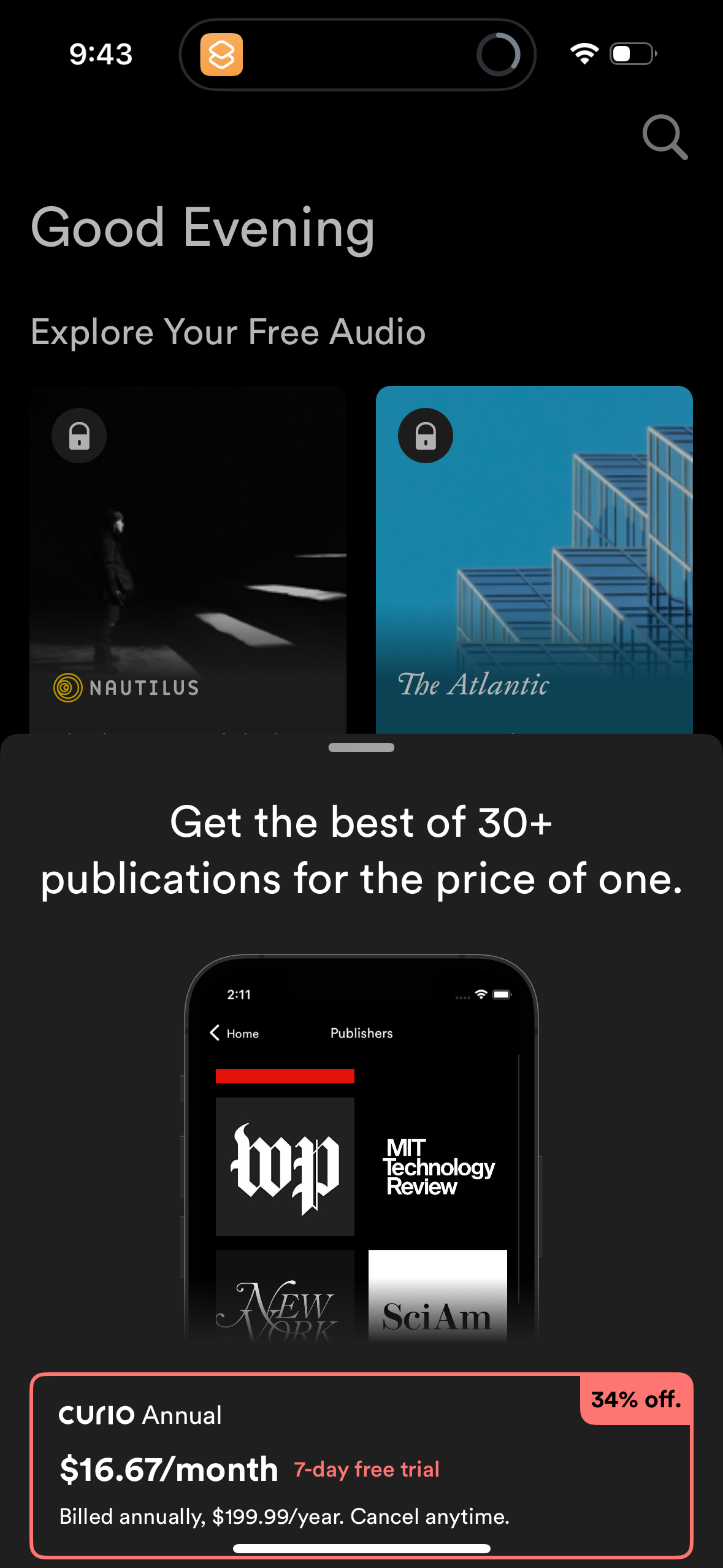 curio app screenshot 36