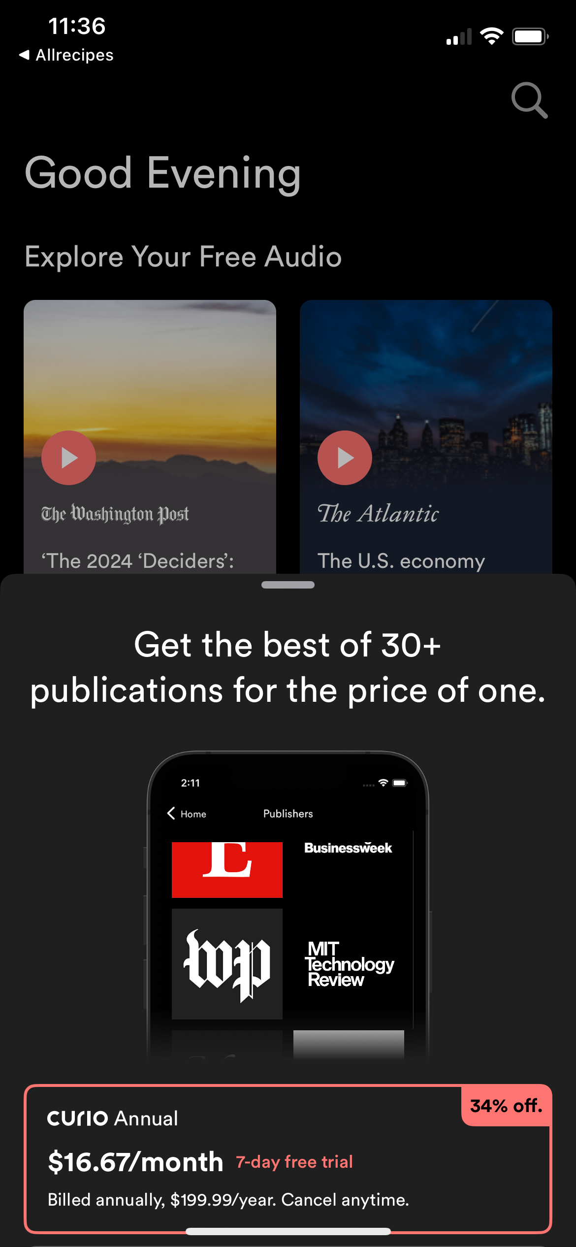 curio app screenshot 27