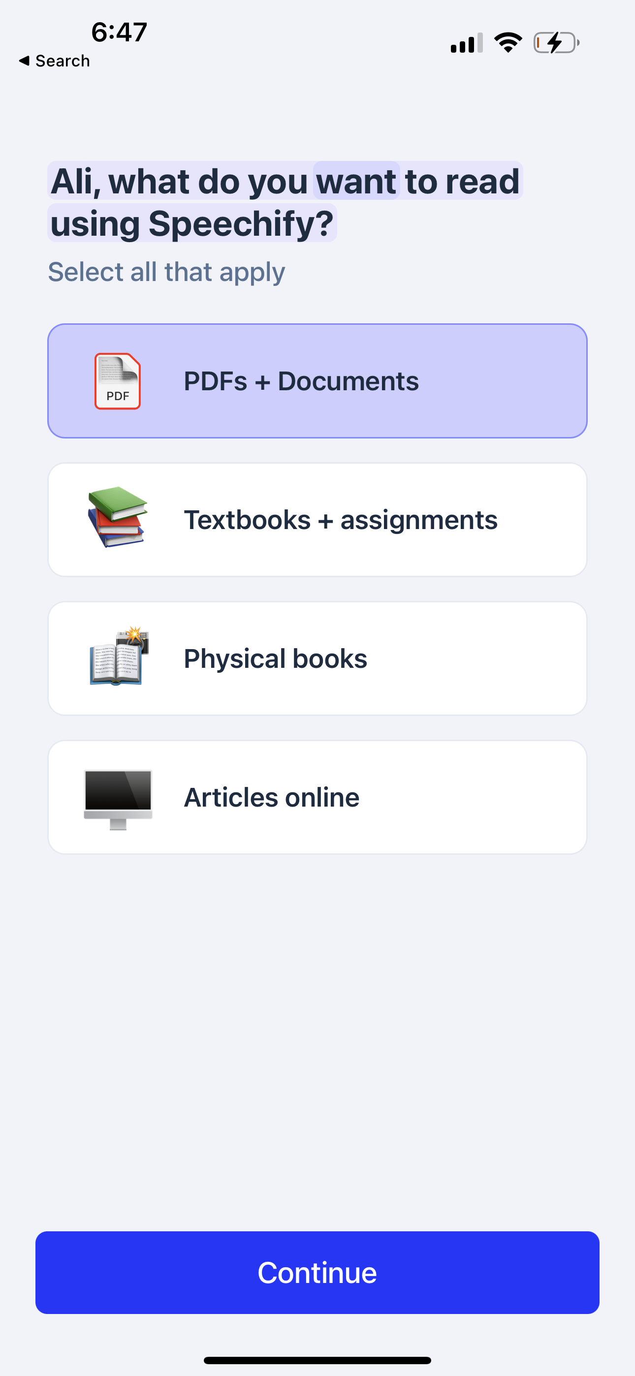 speechify app screenshot 106