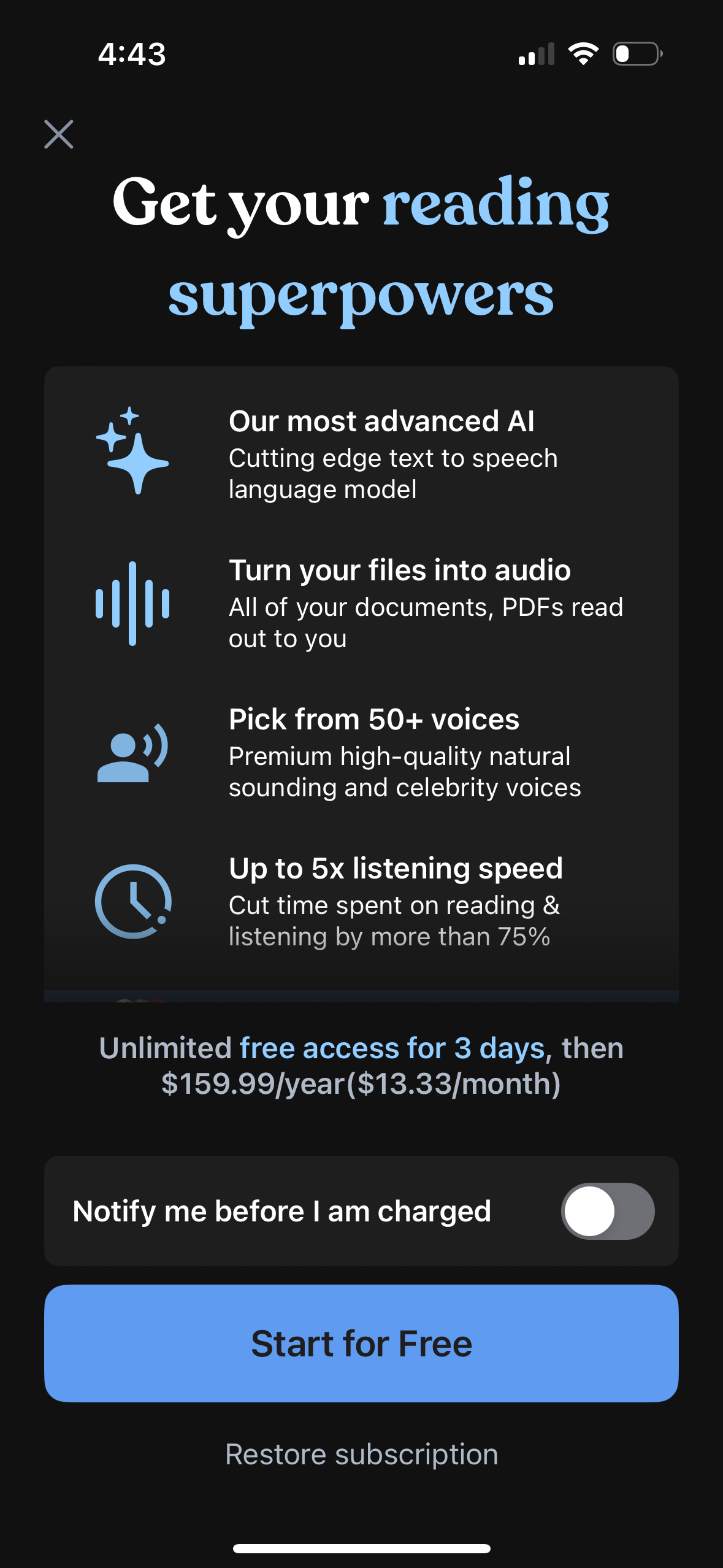 speechify app screenshot 97