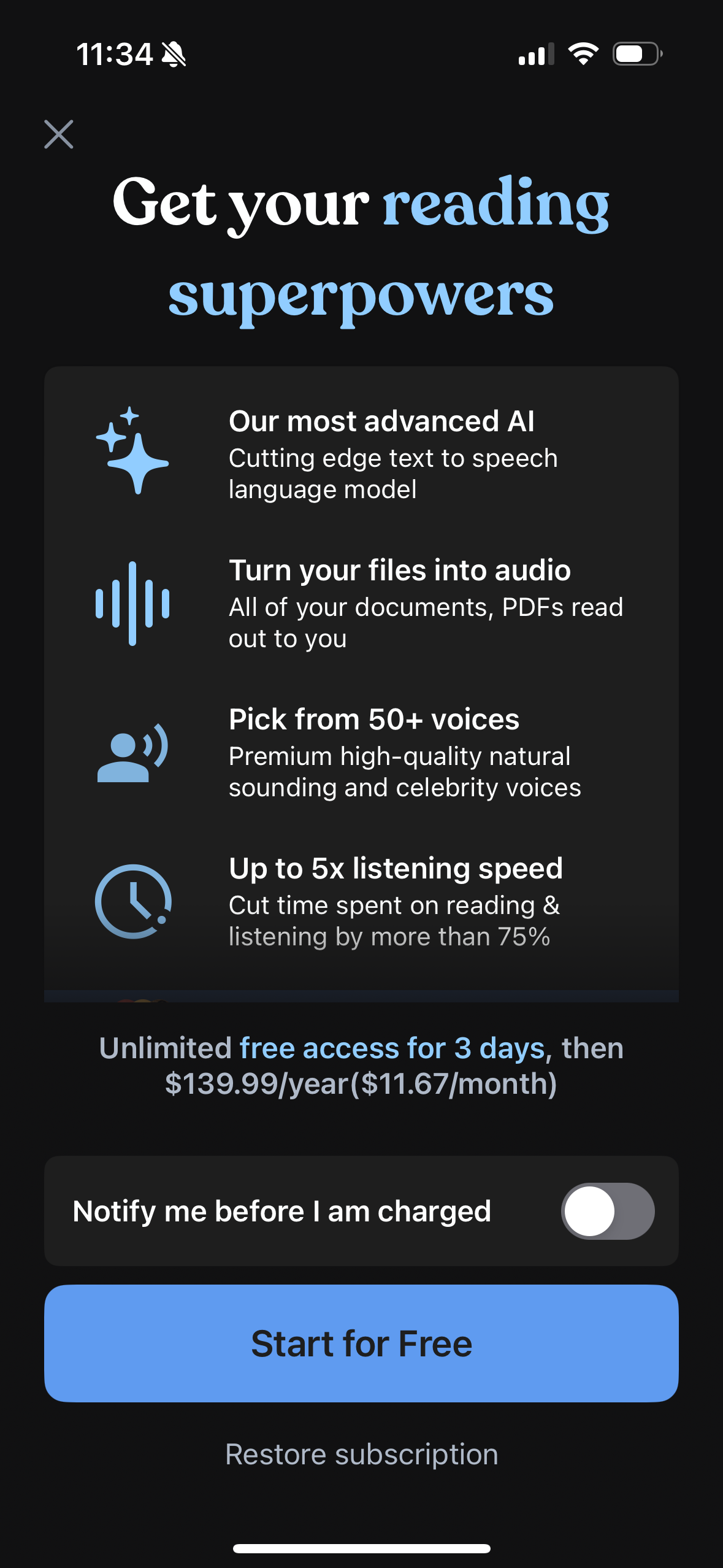 speechify app screenshot 95