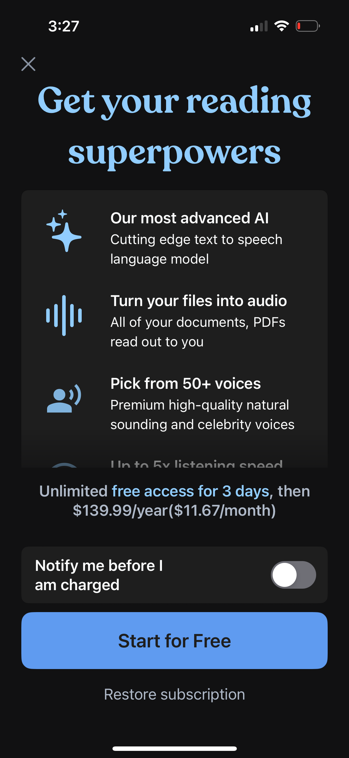 speechify app screenshot 68