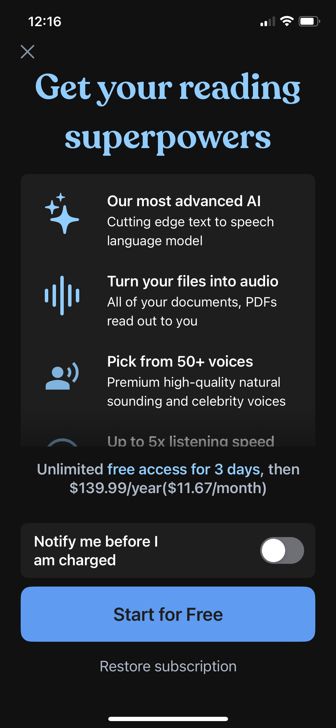 speechify app screenshot 66