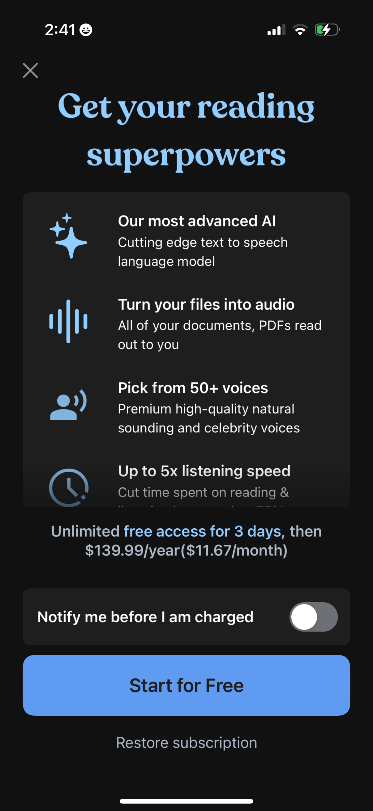 speechify app screenshot 57