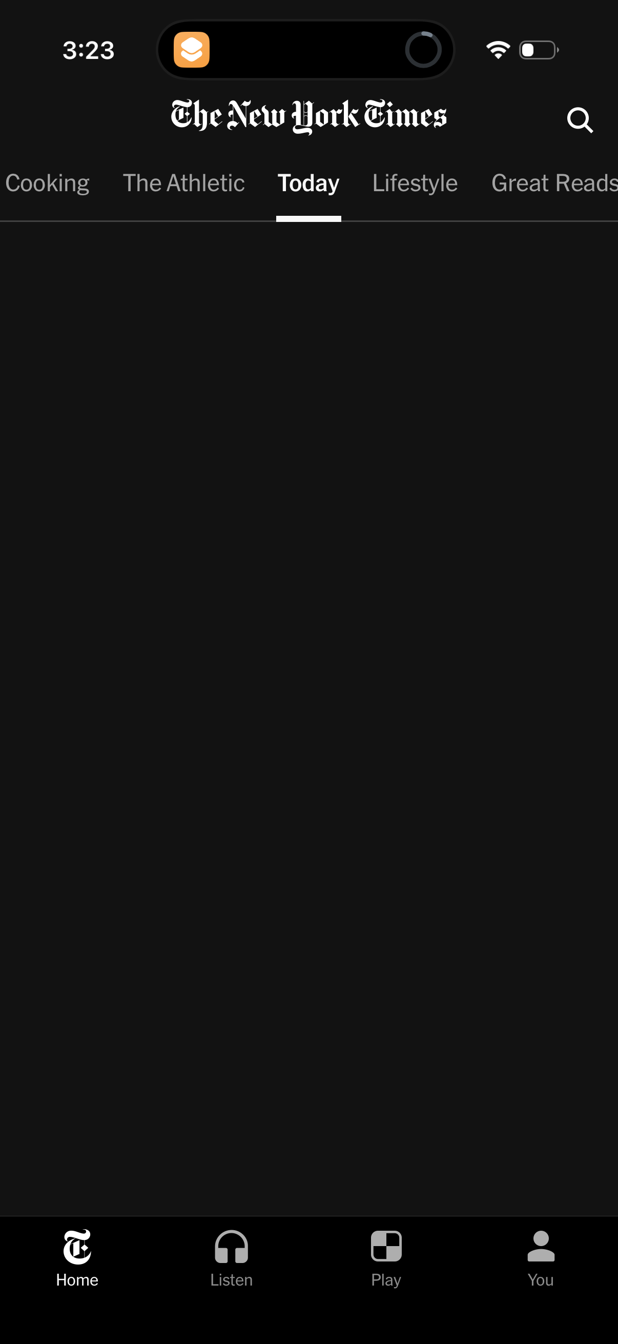 nyt app screenshot 1