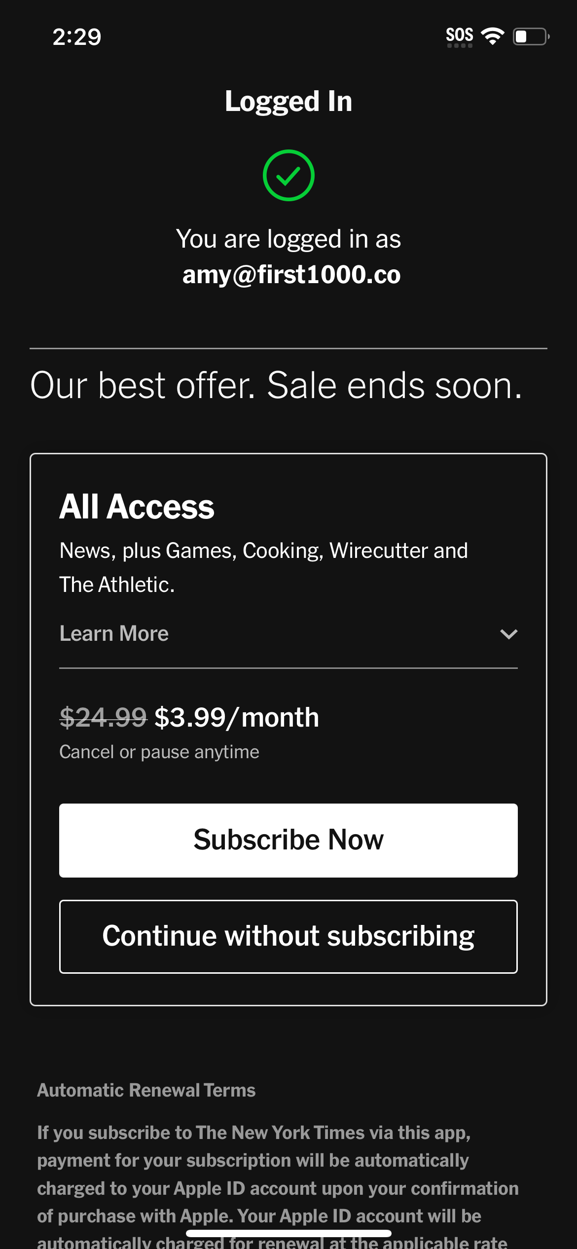 nyt app screenshot 54