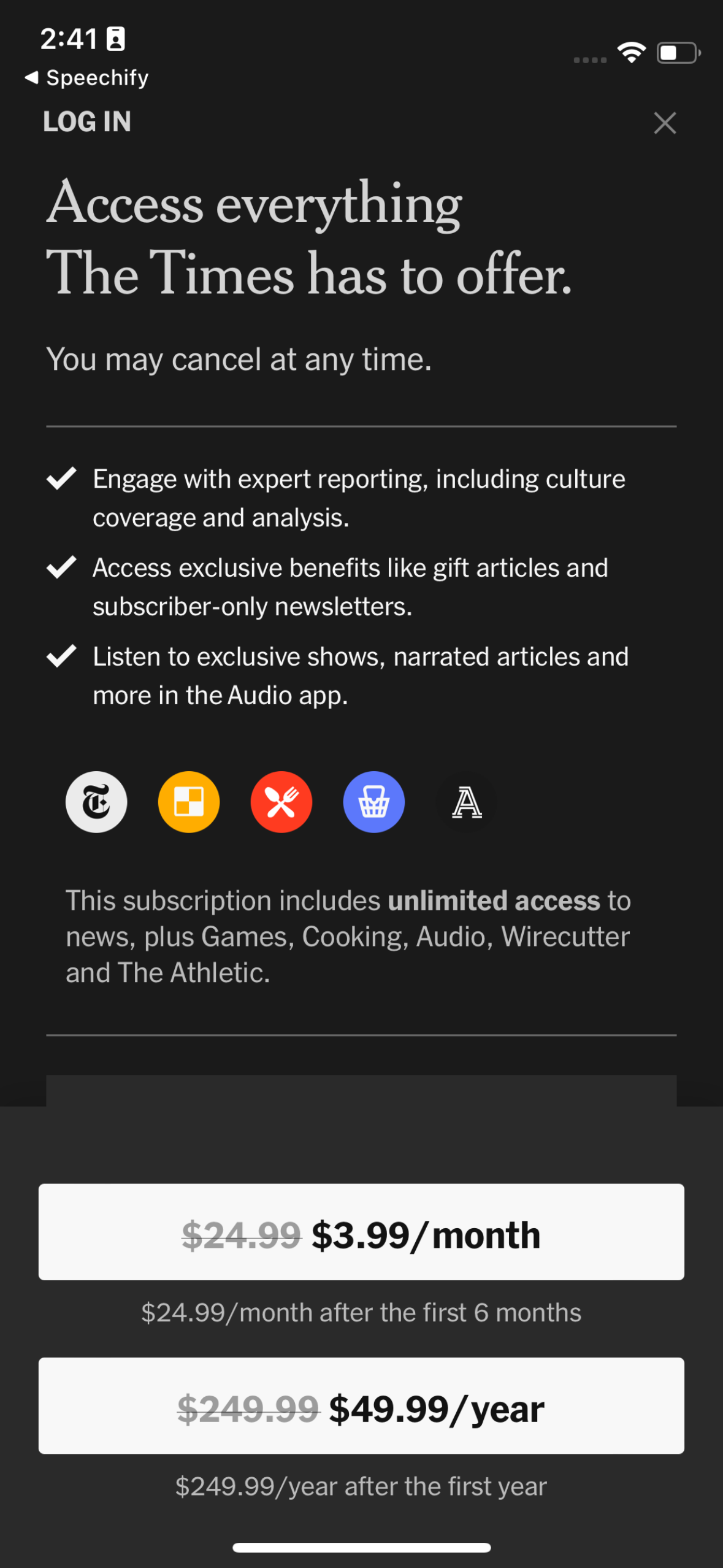 nyt app screenshot 28
