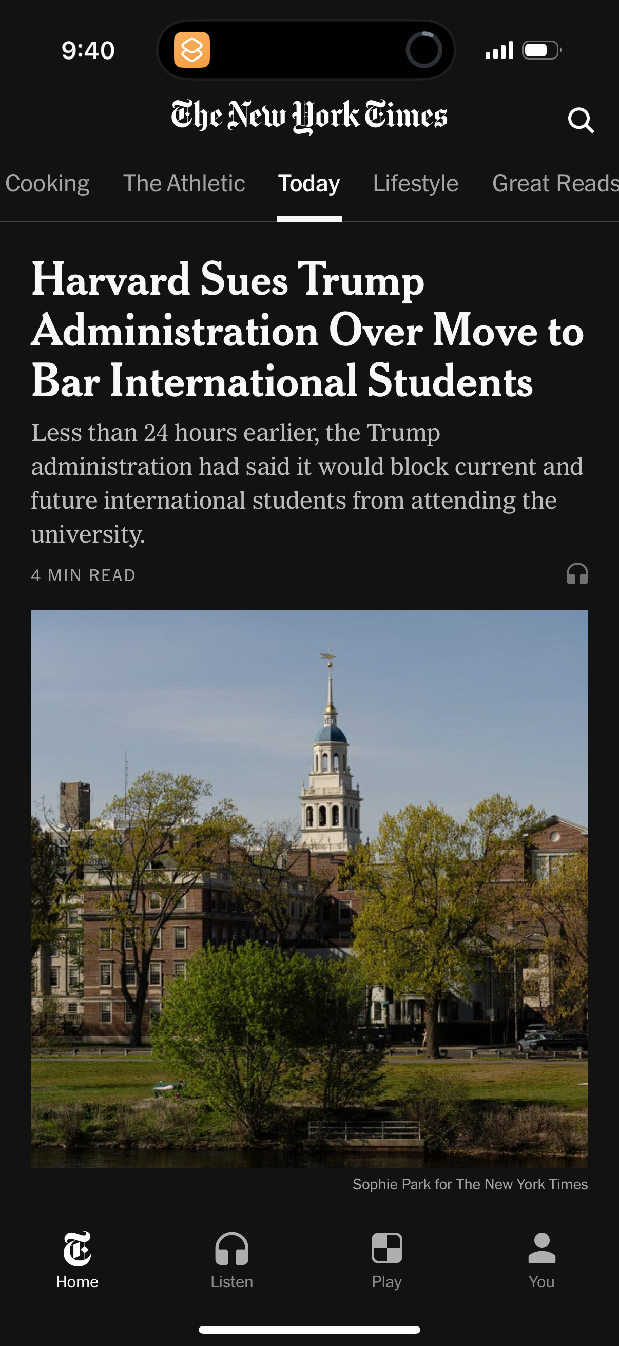 nyt app screenshot 3