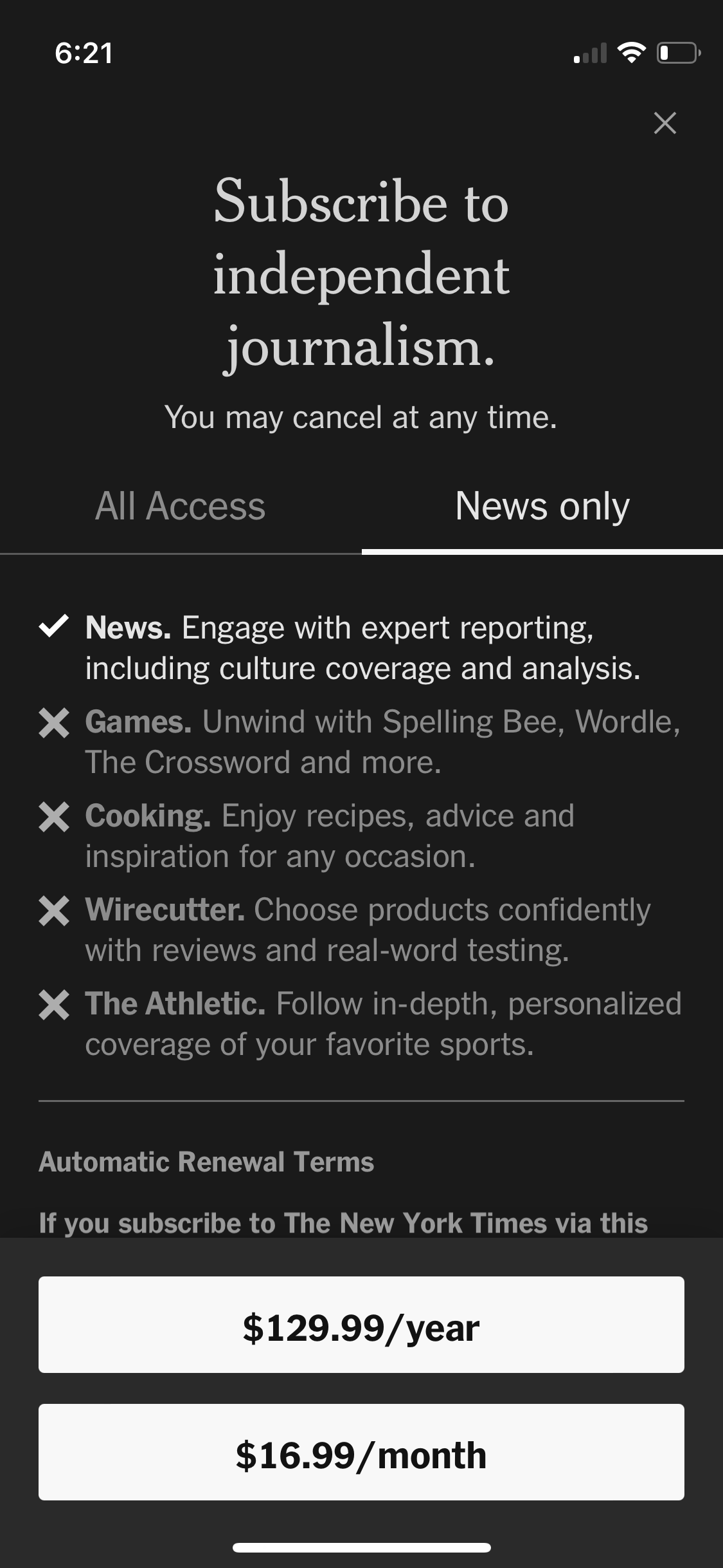 nyt app screenshot 67