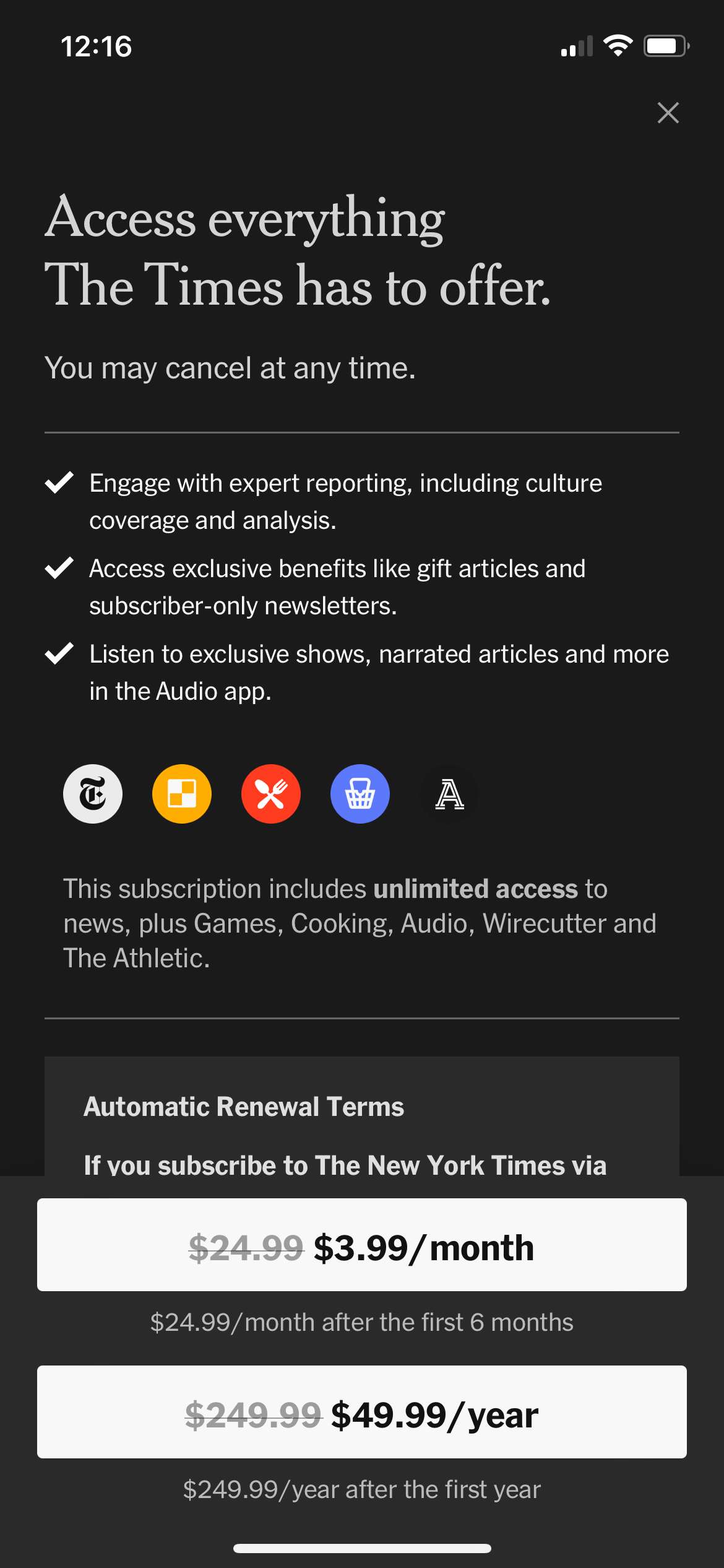 nyt app screenshot 37
