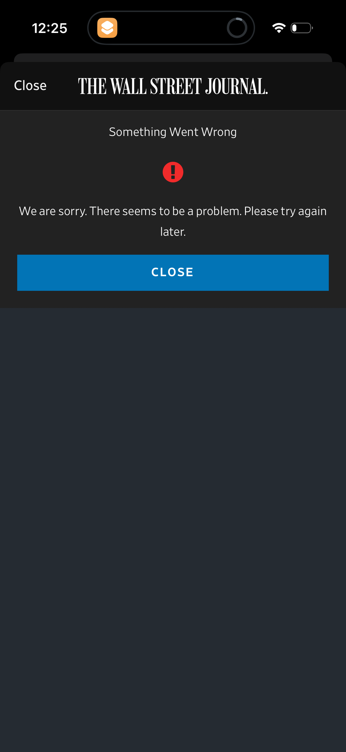 wsj app screenshot 1