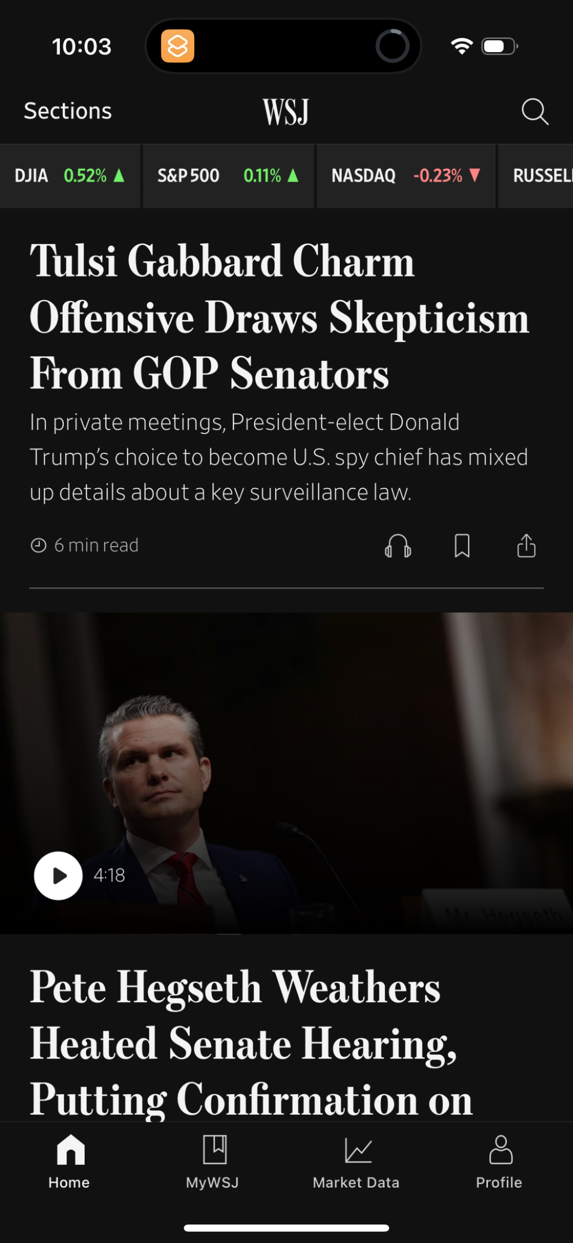 wsj app screenshot 9
