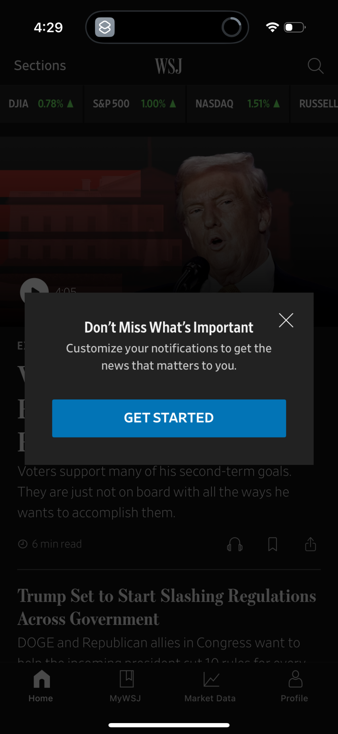 wsj app screenshot 7