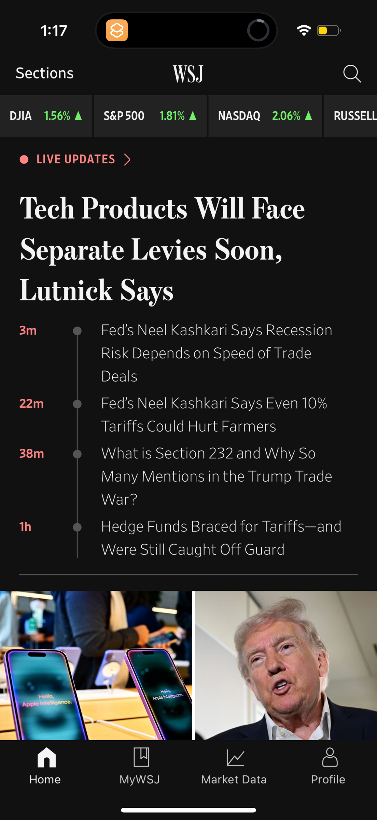 wsj app screenshot 5