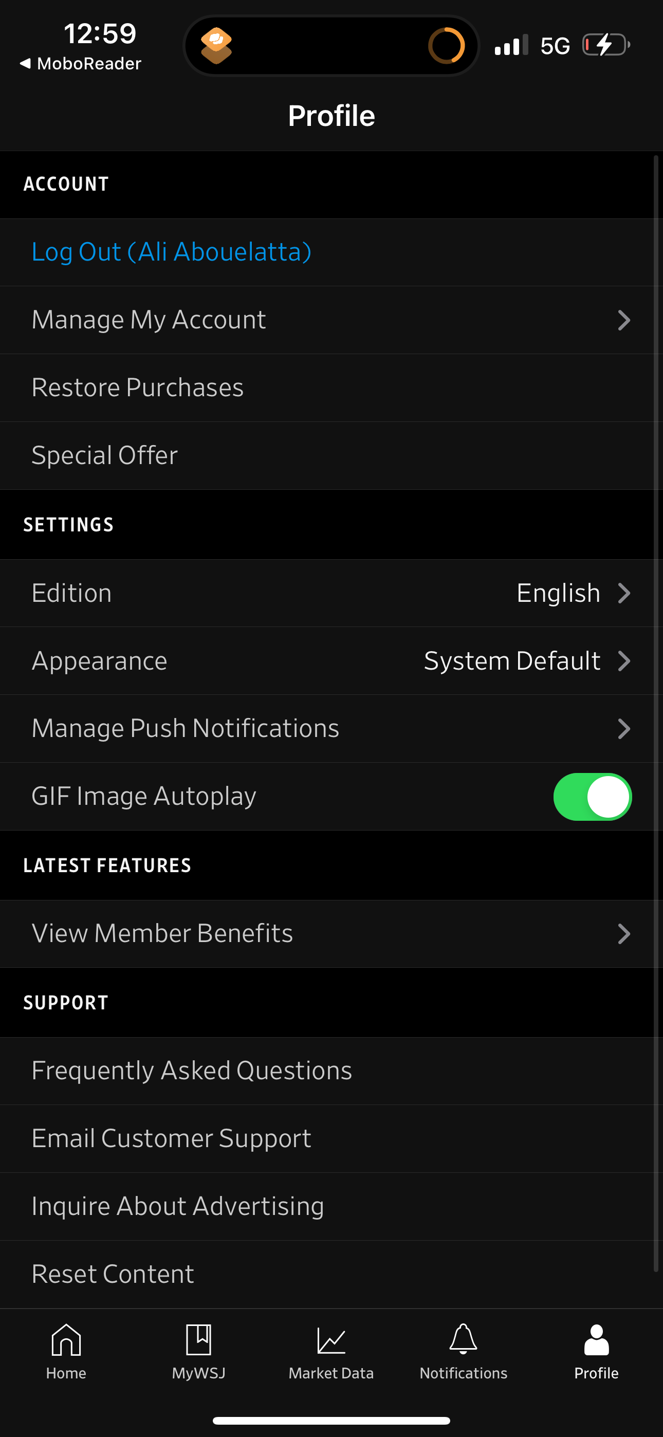 wsj app screenshot 34