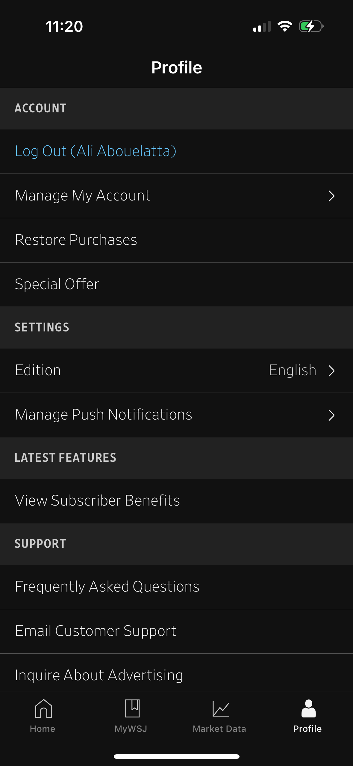 wsj app screenshot 28