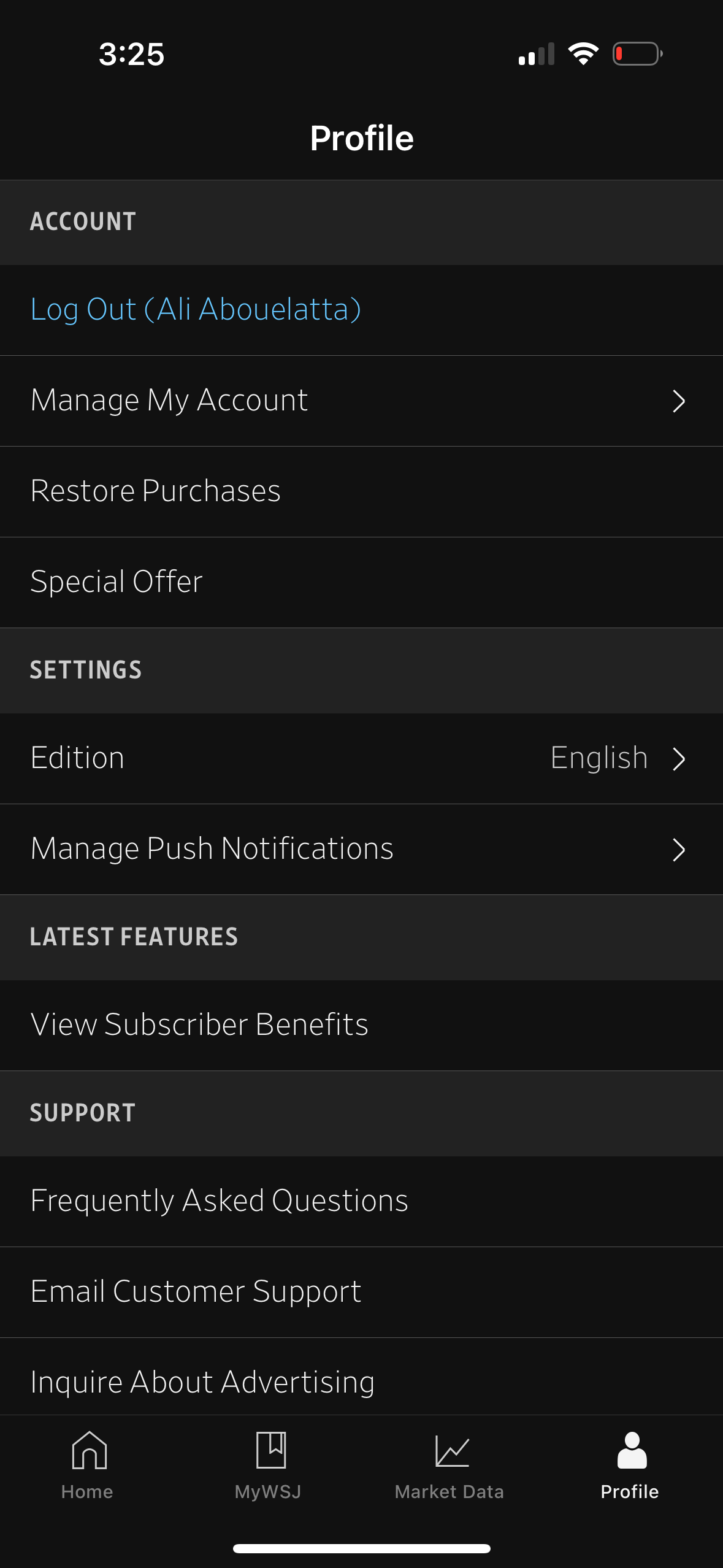 wsj app screenshot 27