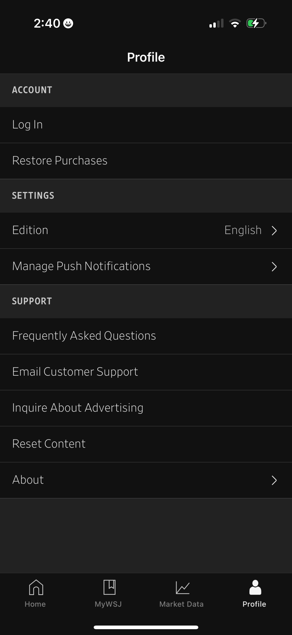 wsj app screenshot 23
