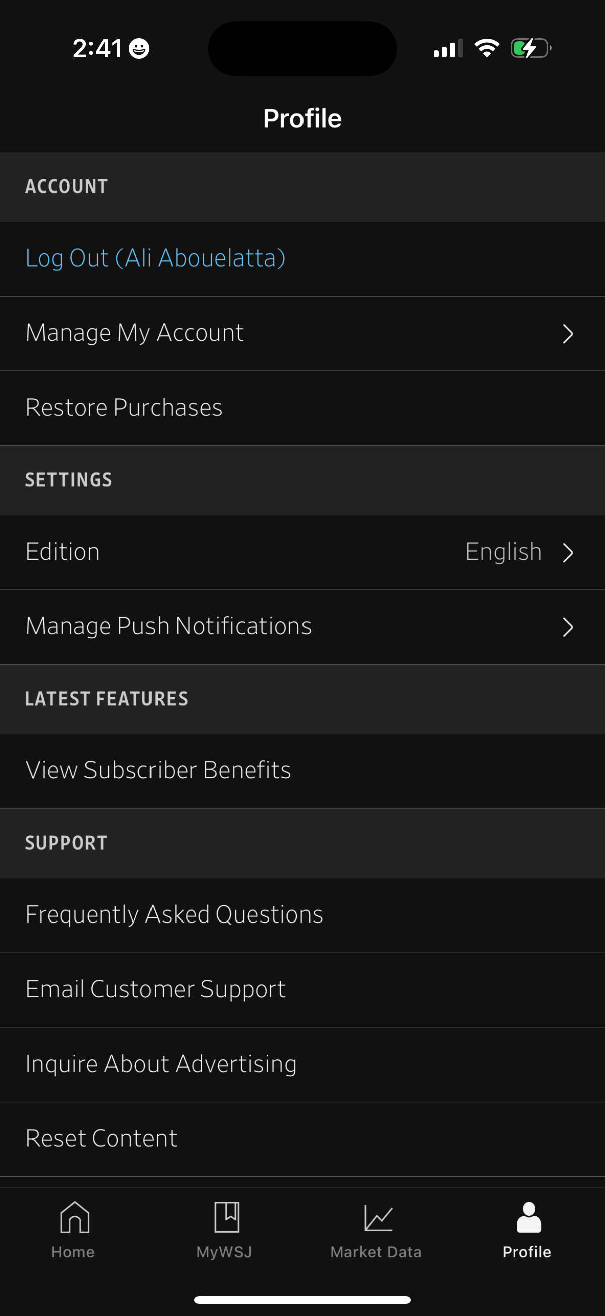 wsj app screenshot 21