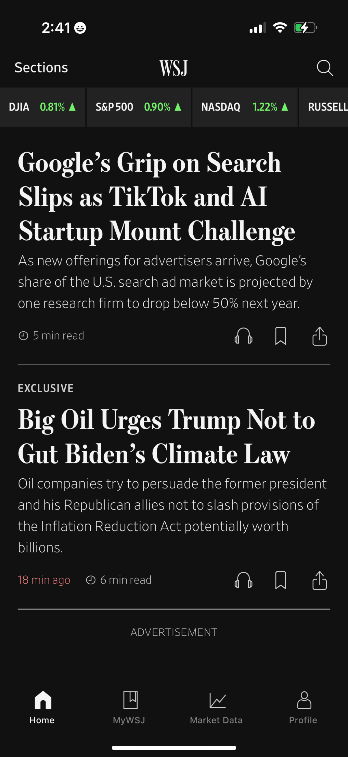 wsj app screenshot 20