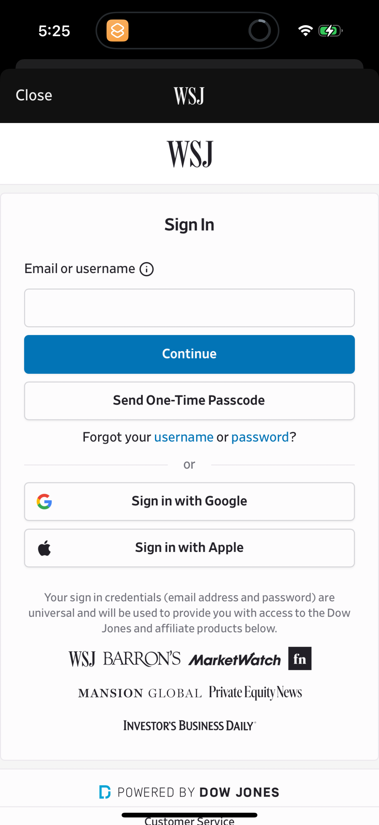 wsj app screenshot 8