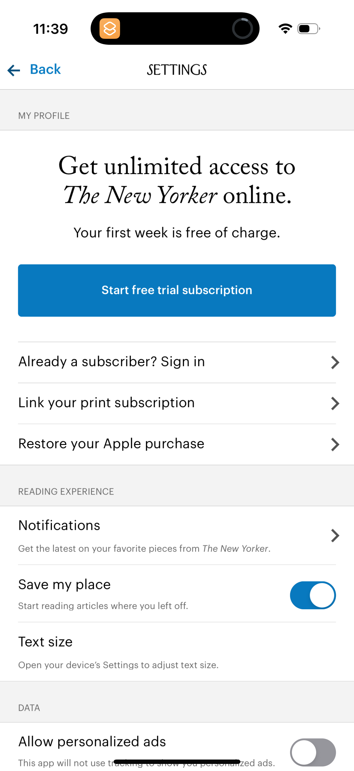 the-new-yorker app screenshot 10