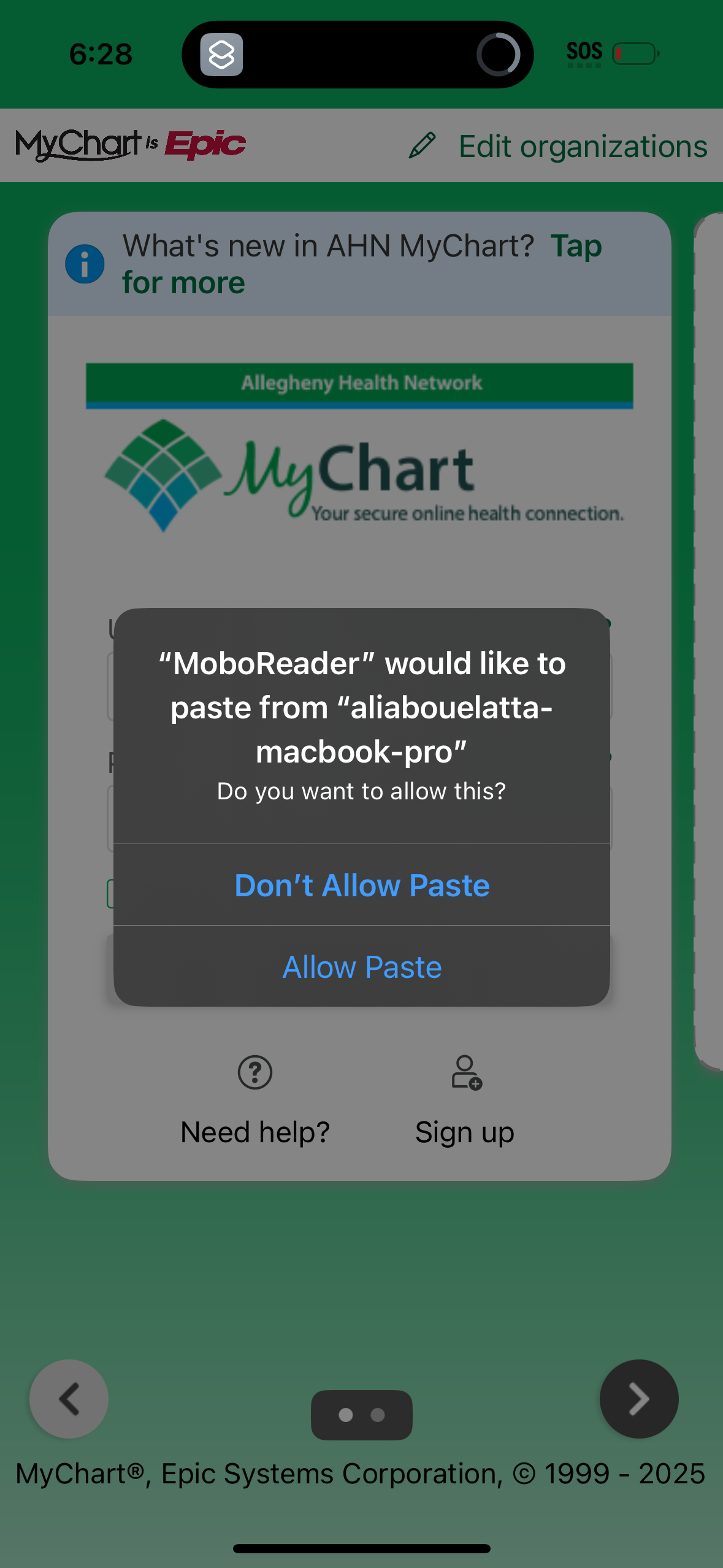mychart app screenshot 4