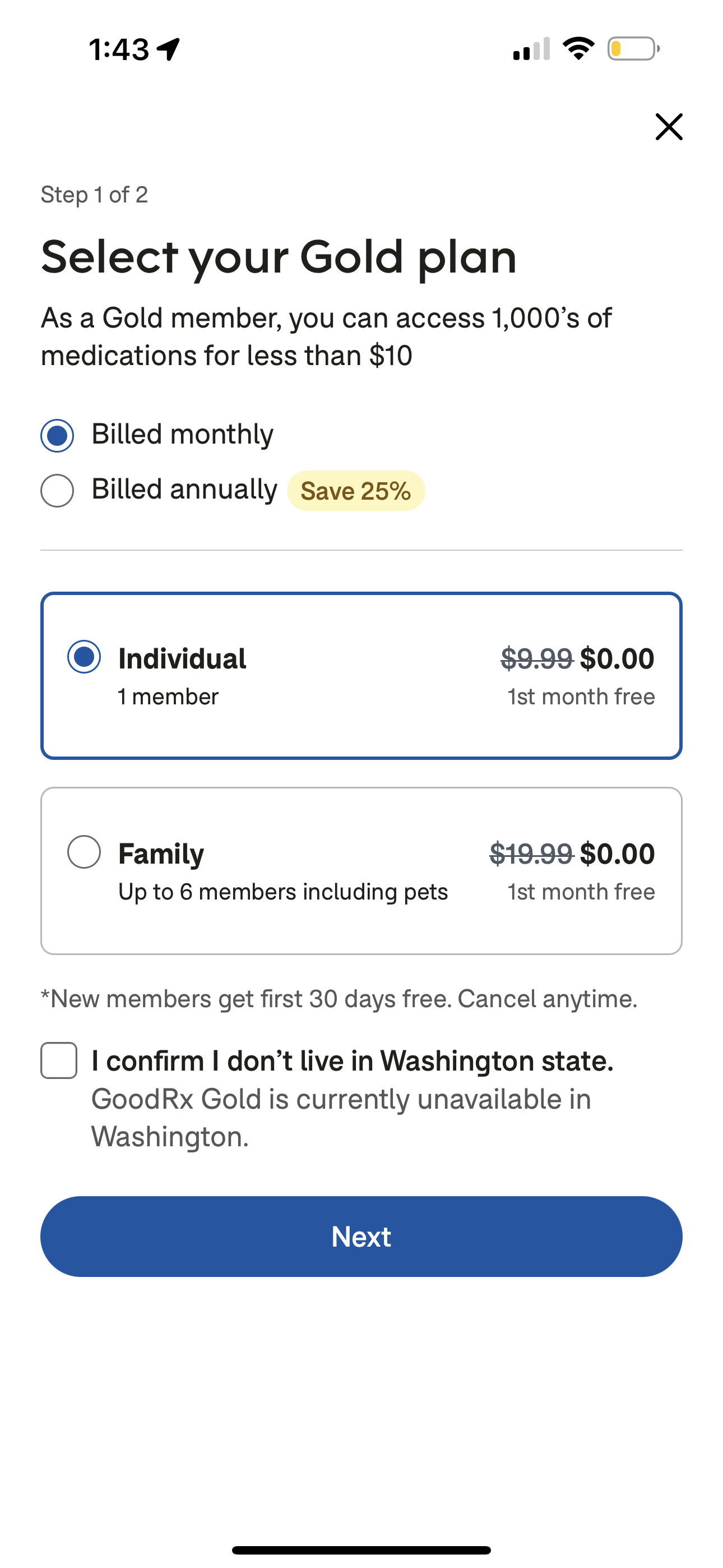 goodrx app screenshot 91